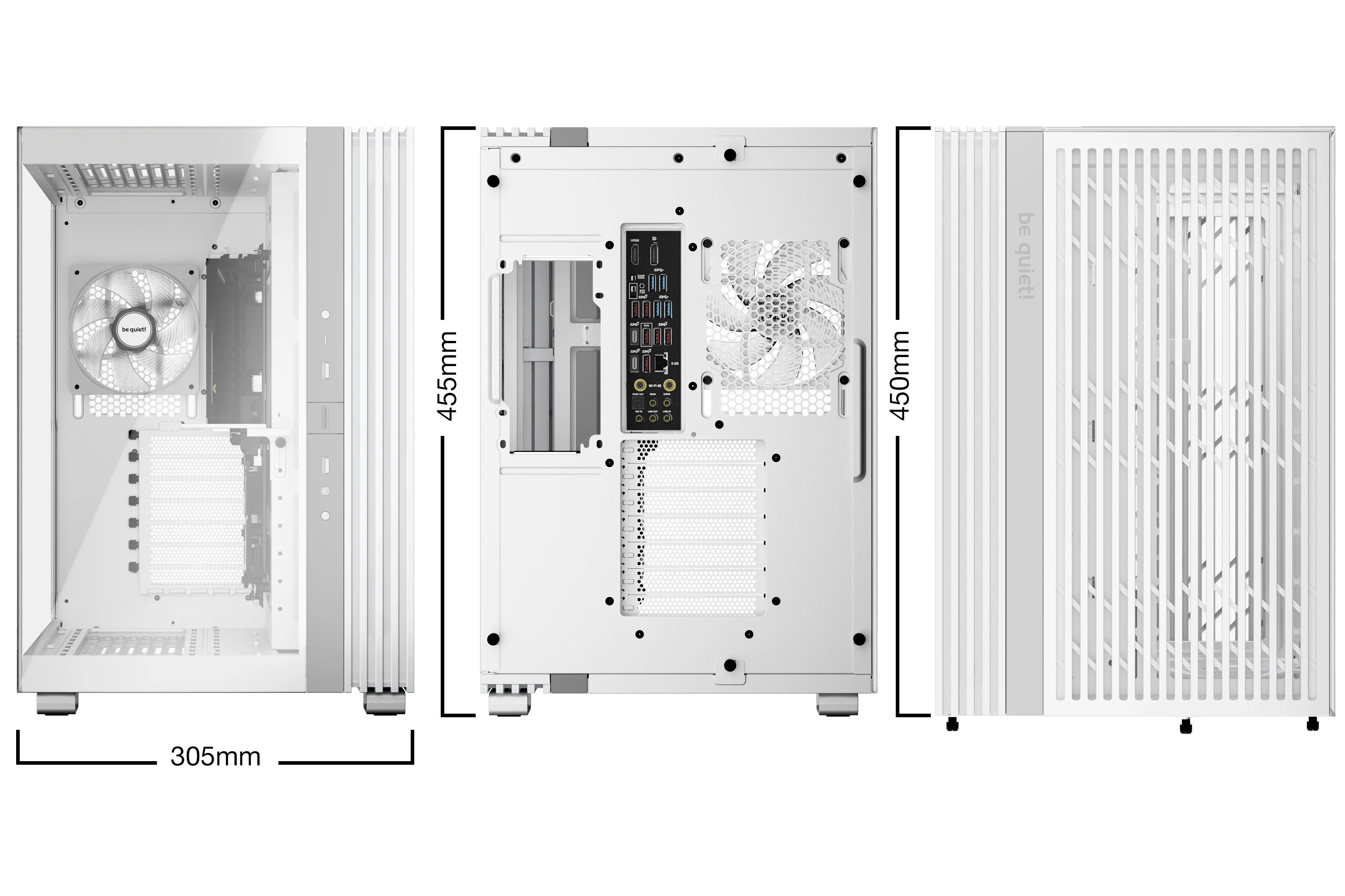 Корпус be quiet! LIGHT BASE 600 LX White ATX Case - BGW68