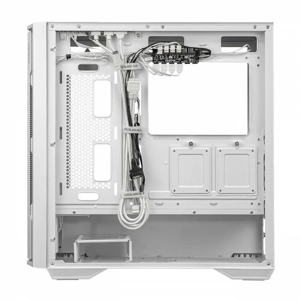 Кутия Cougar UNIFACE RGB Mid-Tower Case White - CGR-5C78W-RGB