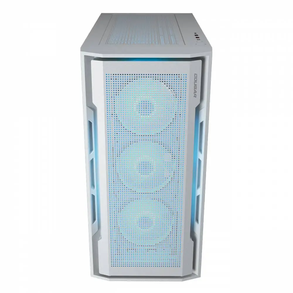 Кутия Cougar UNIFACE RGB Mid-Tower Case White - CGR-5C78W-RGB