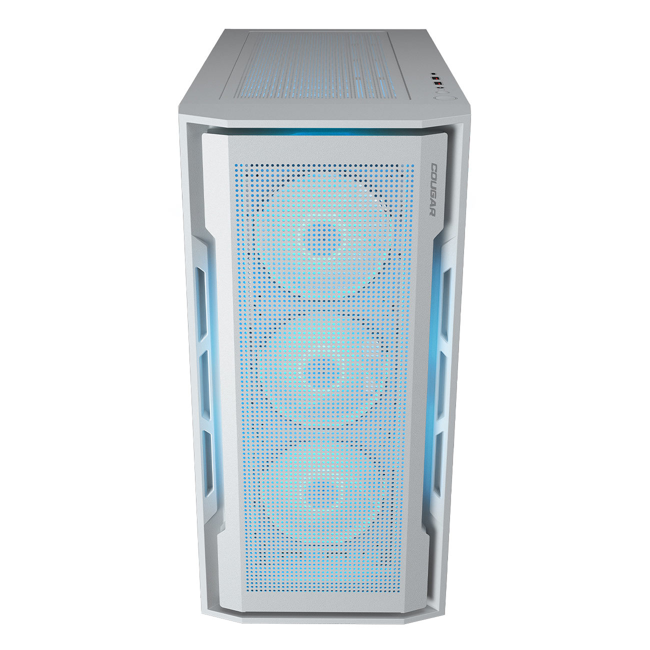 Кутия Cougar UNIFACE RGB Mid-Tower Case White - CGR-5C78W-RGB