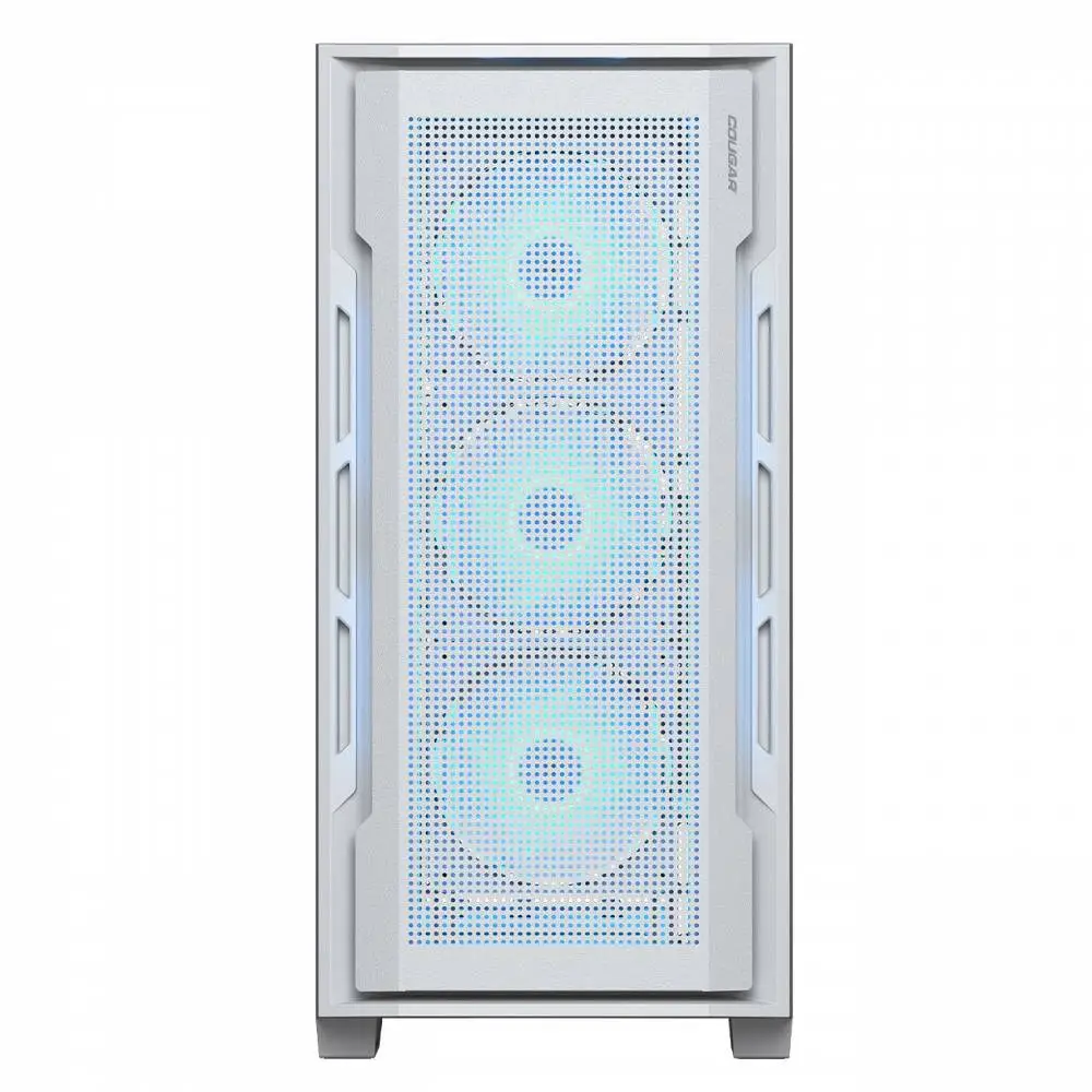 Кутия Cougar UNIFACE RGB Mid-Tower Case White - CGR-5C78W-RGB