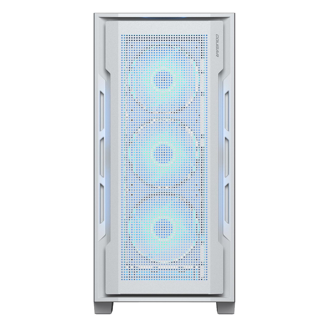 Кутия Cougar UNIFACE RGB Mid-Tower Case White - CGR-5C78W-RGB