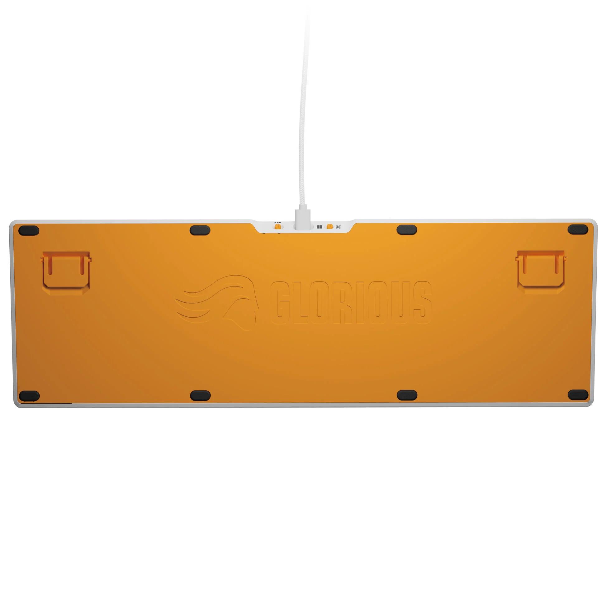 Геймърска механична клавиатура Glorious GMMK 3 100% White - Fox Linear Switches