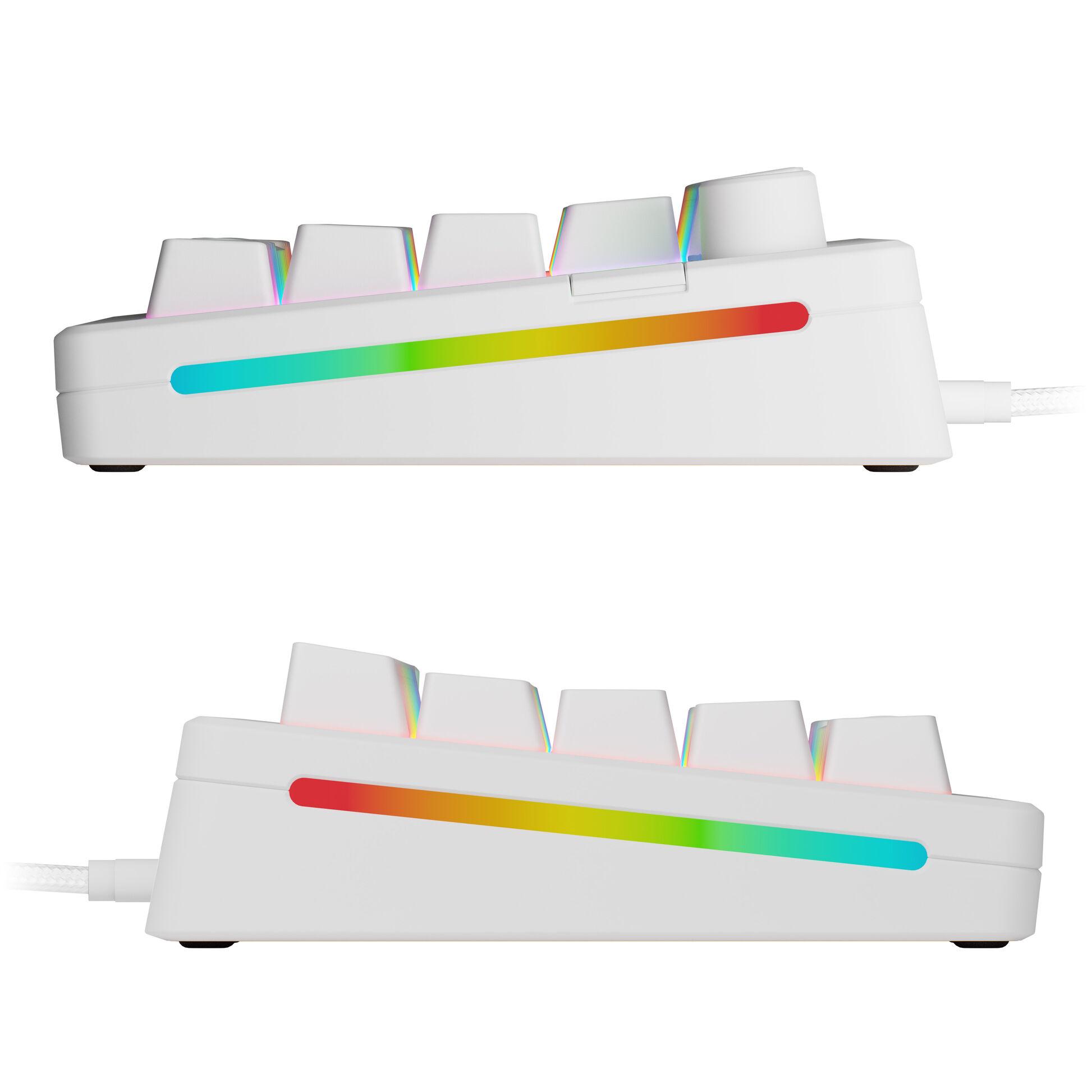 Clavier mécanique de jeu Glorious GMMK 3 65% White - Fox HE Switches