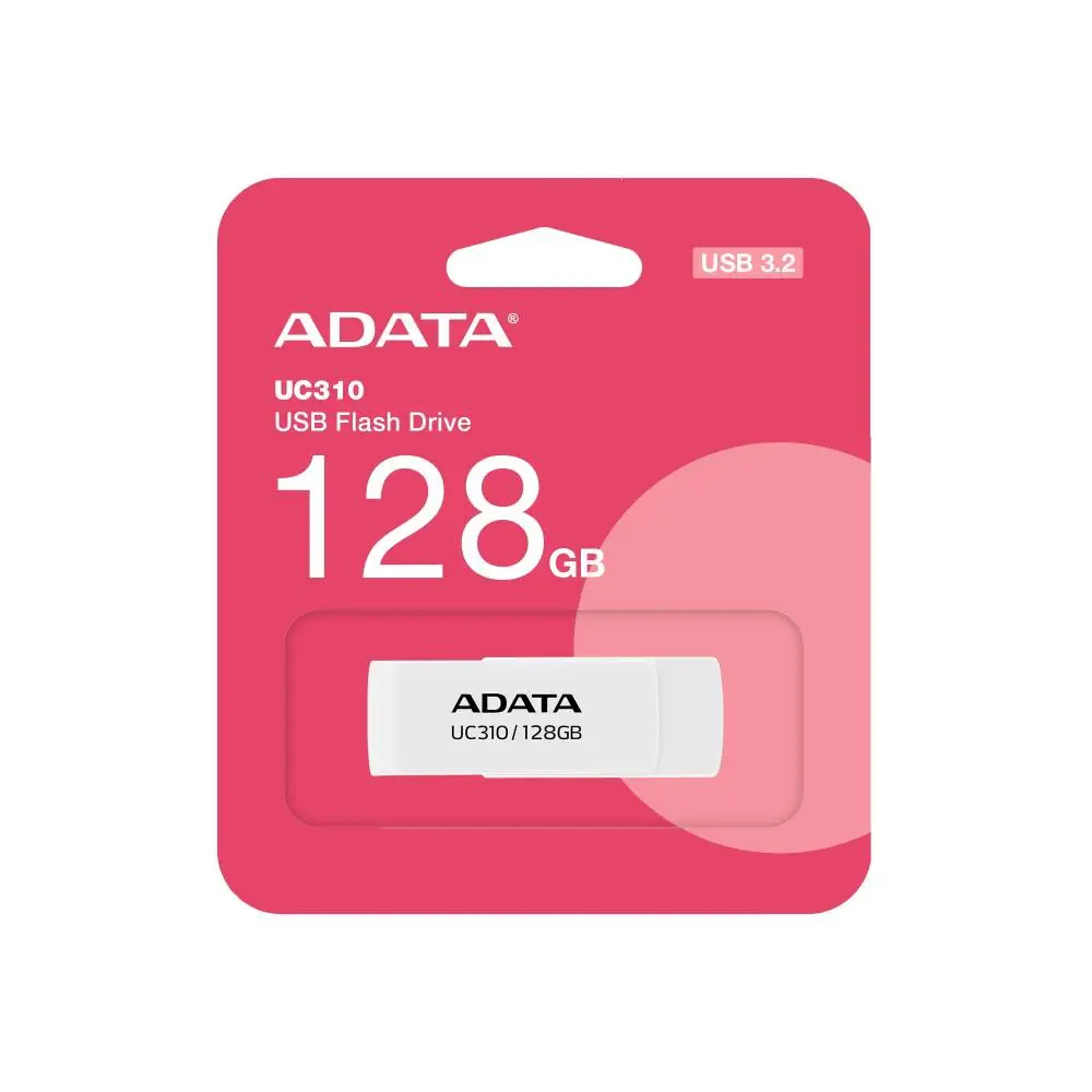 USB памет Adata UC310 128GB USB Type-C White - UC310-128G-RWH