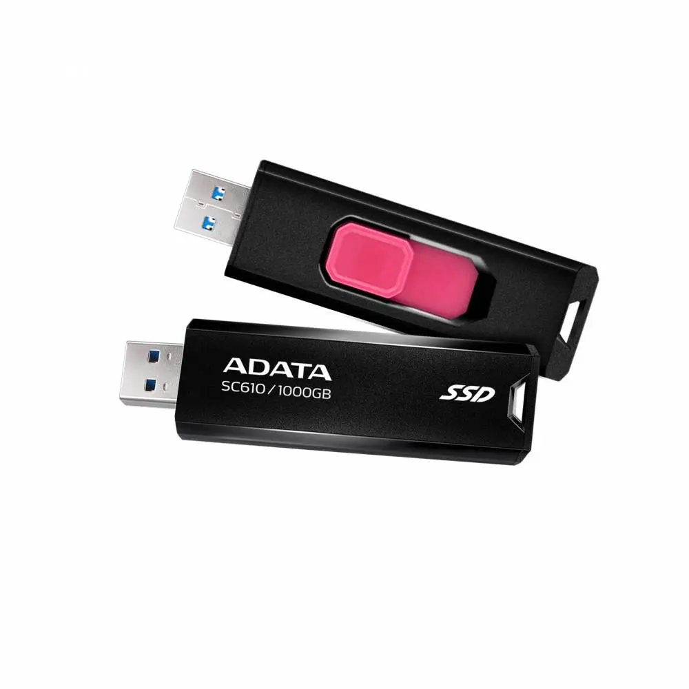 Външен диск Adata SSD SC610 1TB USB 3.2 Gen2 Red - SC610-1000G-CBK/RD
