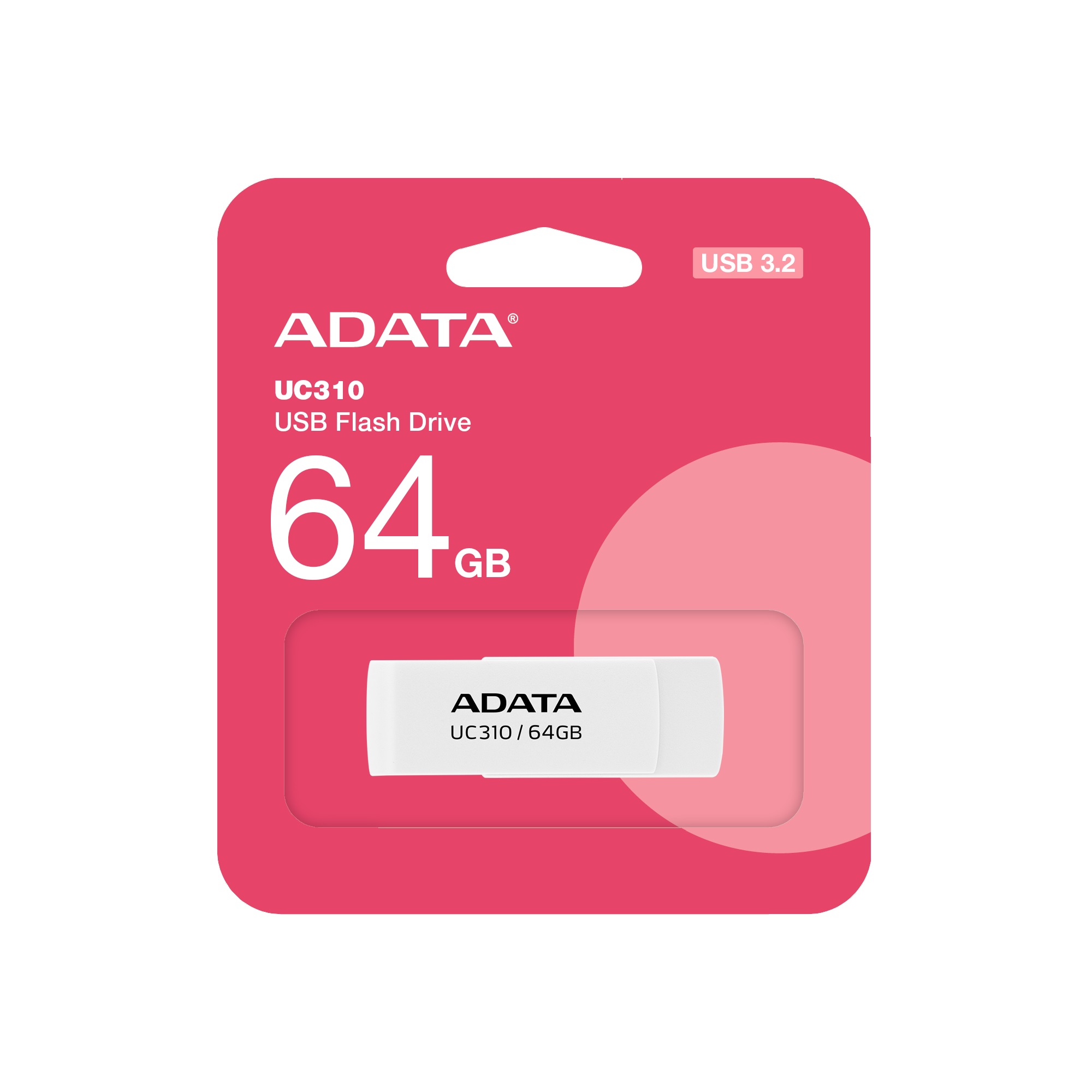 USB памет Adata UC310 64GB USB Type-C White - UC310-64G-RWH
