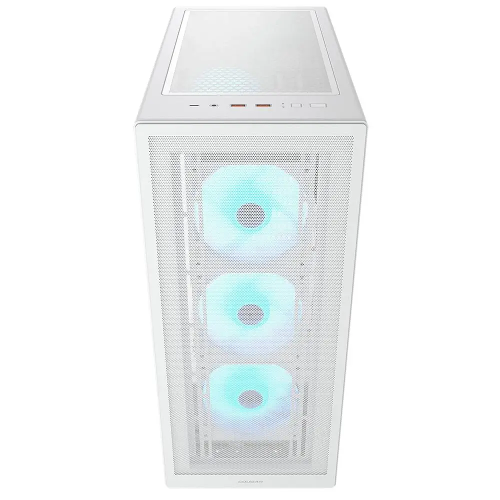 Кутия Cougar MX220 RGB White Mid-Tower Case - CGR-2AC8W-RGB