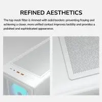 Кутия Cougar MX220 RGB White Mid-Tower Case - CGR-2AC8W-RGB