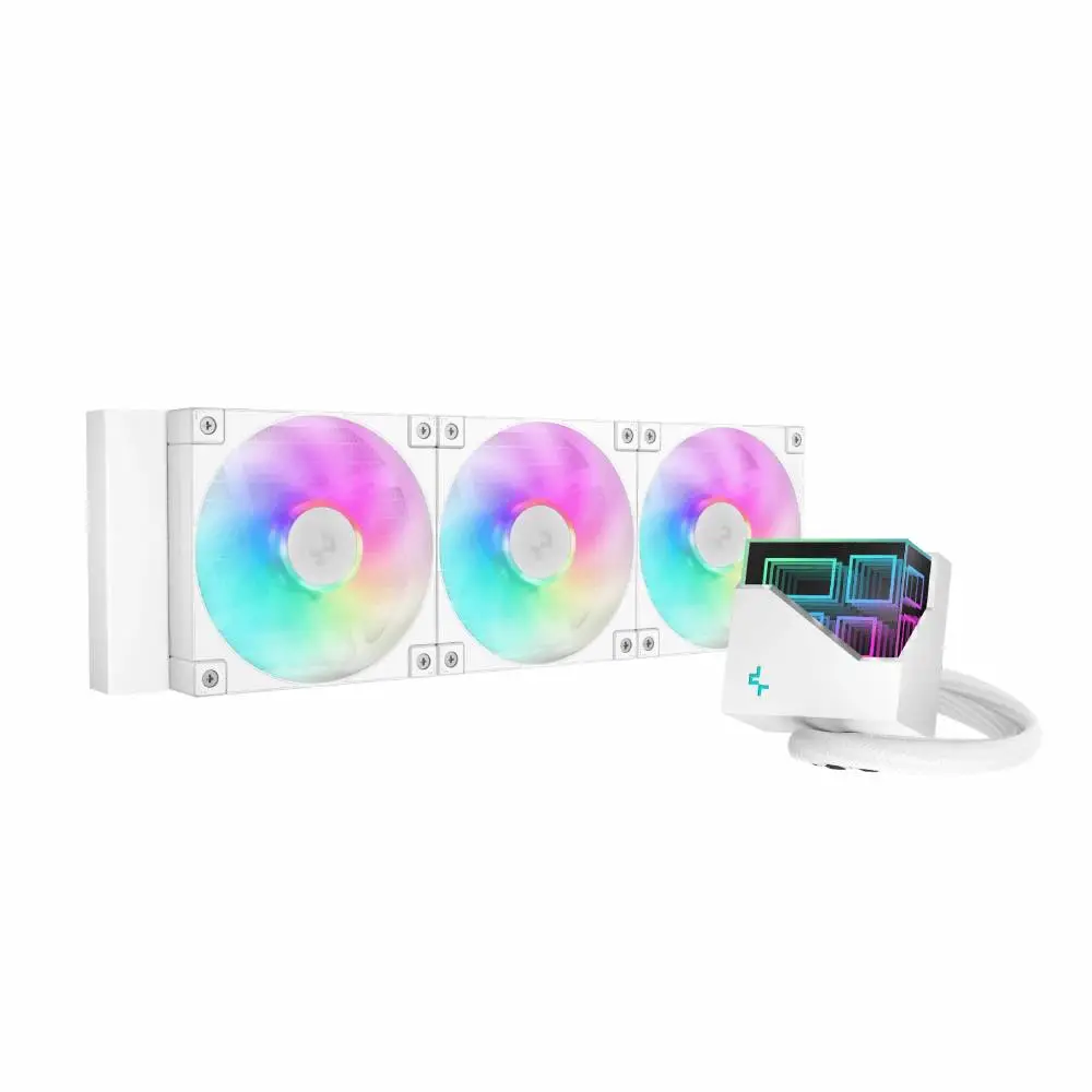 Водно охлаждане DeepCool LT360 WH ARGB Water Cooling, Infinity mirror design