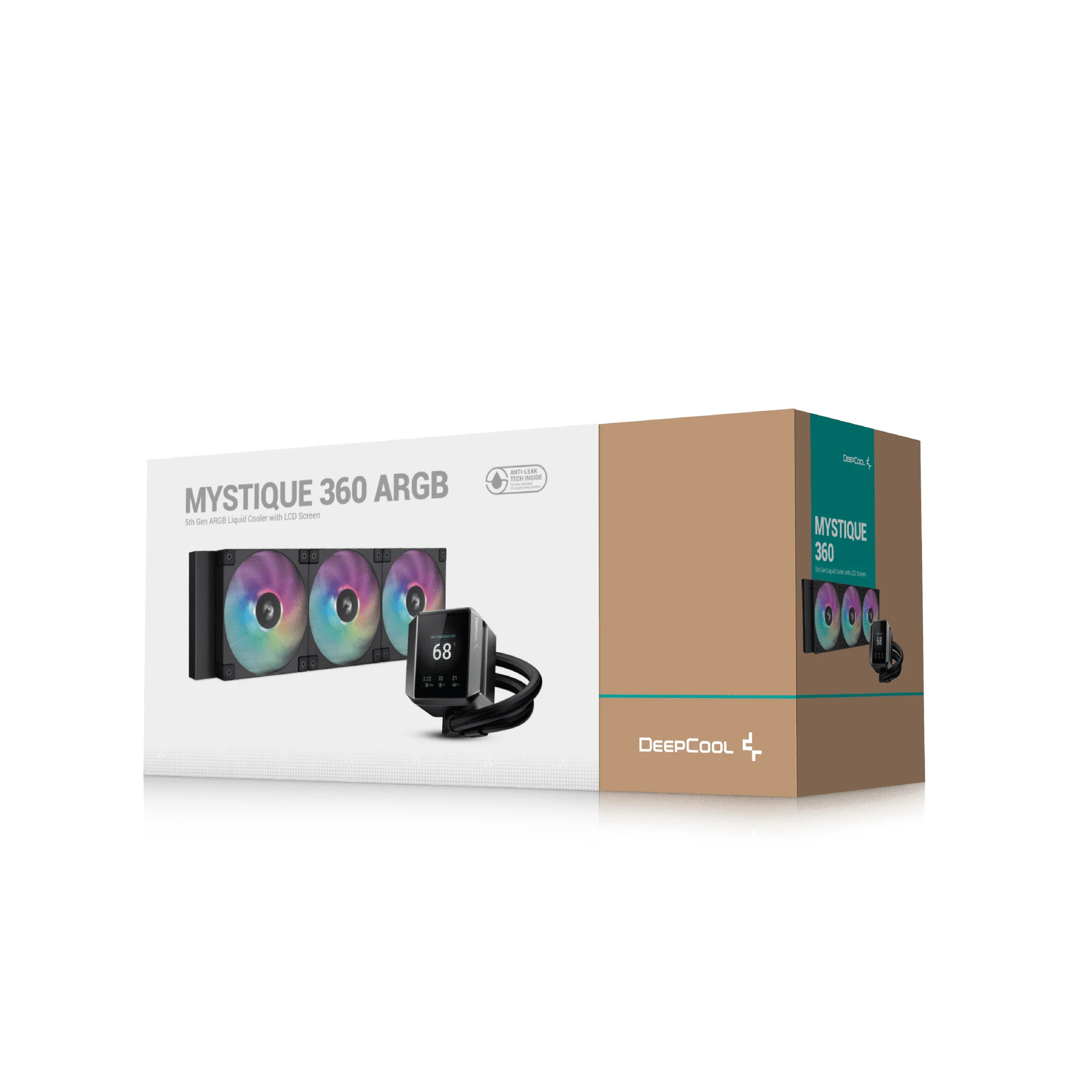 Водно охлаждане DeepCool MYSTIQUE 360 ARGB Water Cooling LCD Screen