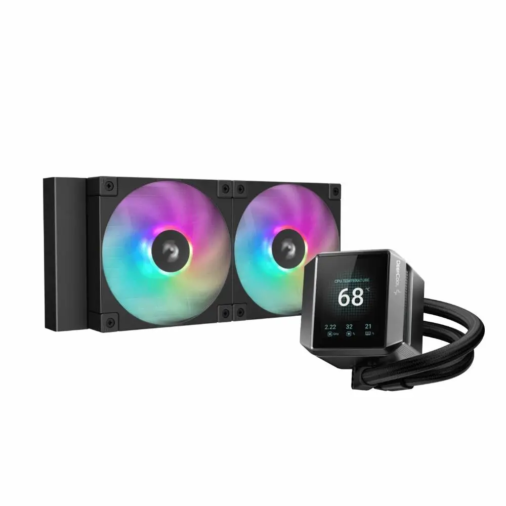 Raffreddamento a liquido DeepCool MYSTIQUE 240 ARGB Water Cooling LCD Screen