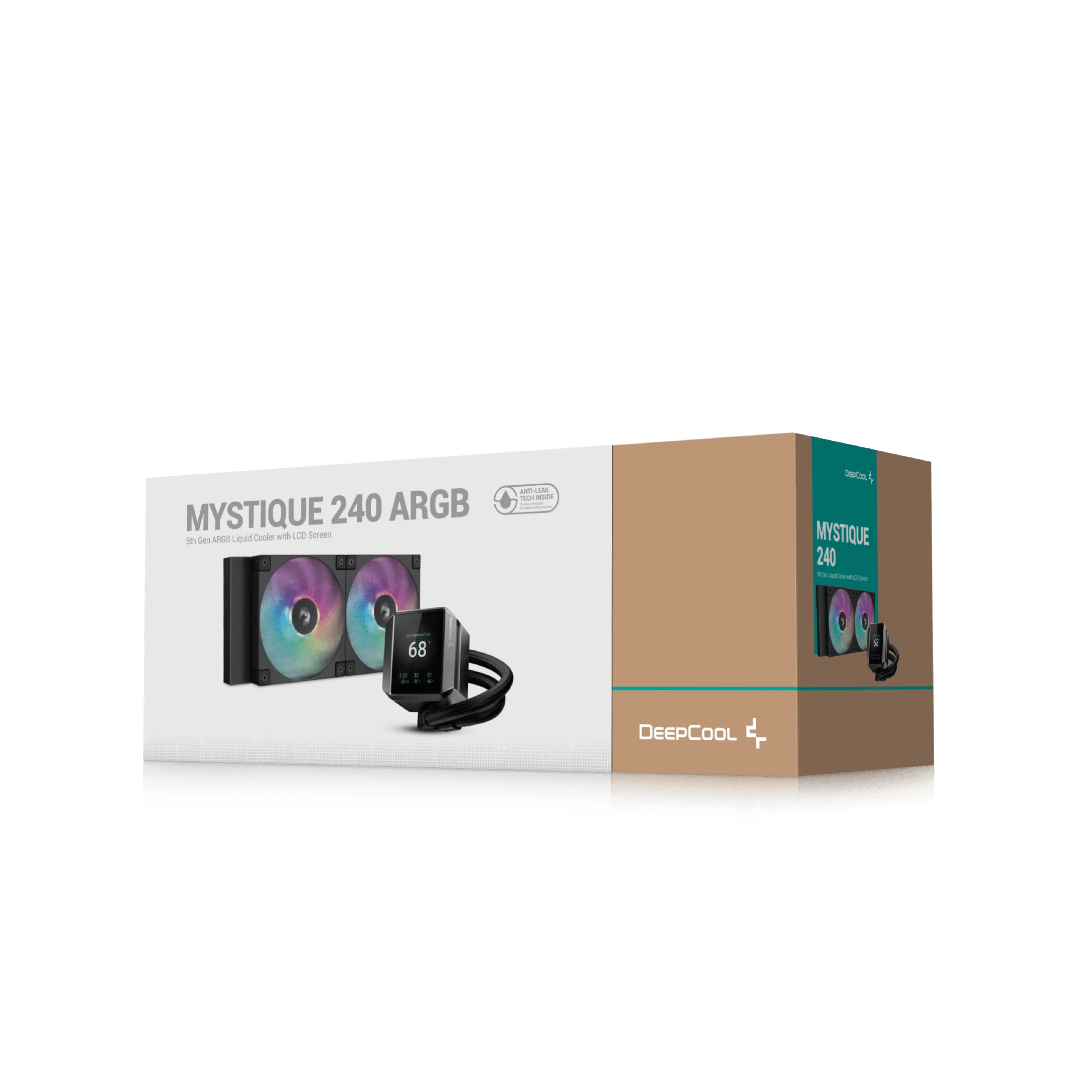 Водно охлаждане DeepCool MYSTIQUE 240 ARGB Water Cooling LCD Screen