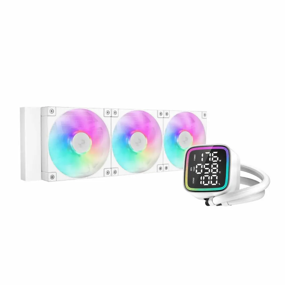 Водно охлаждане DeepCool LD360 WH Water Cooling LED Display ARGB