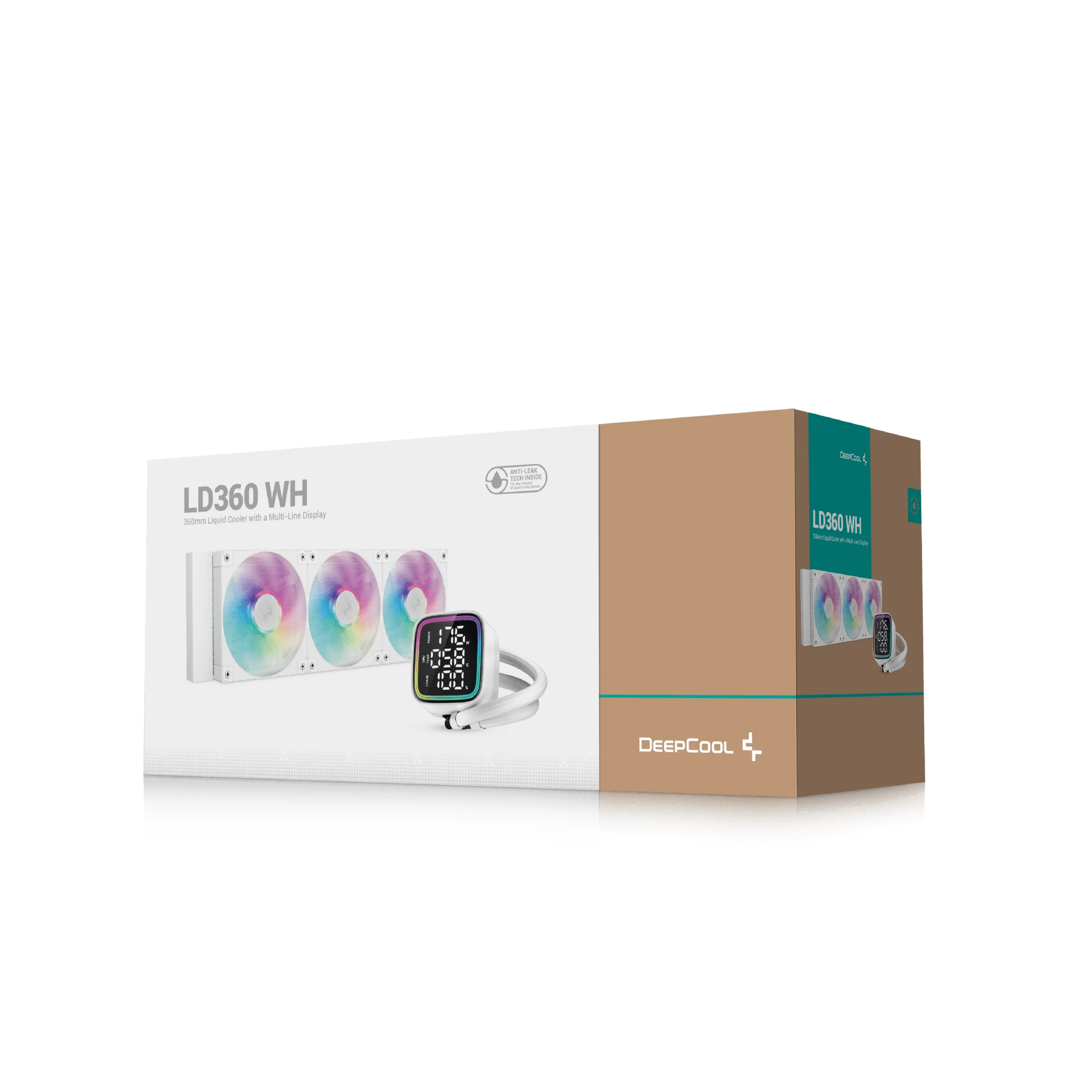 Водно охлаждане DeepCool LD360 WH Water Cooling LED Display ARGB