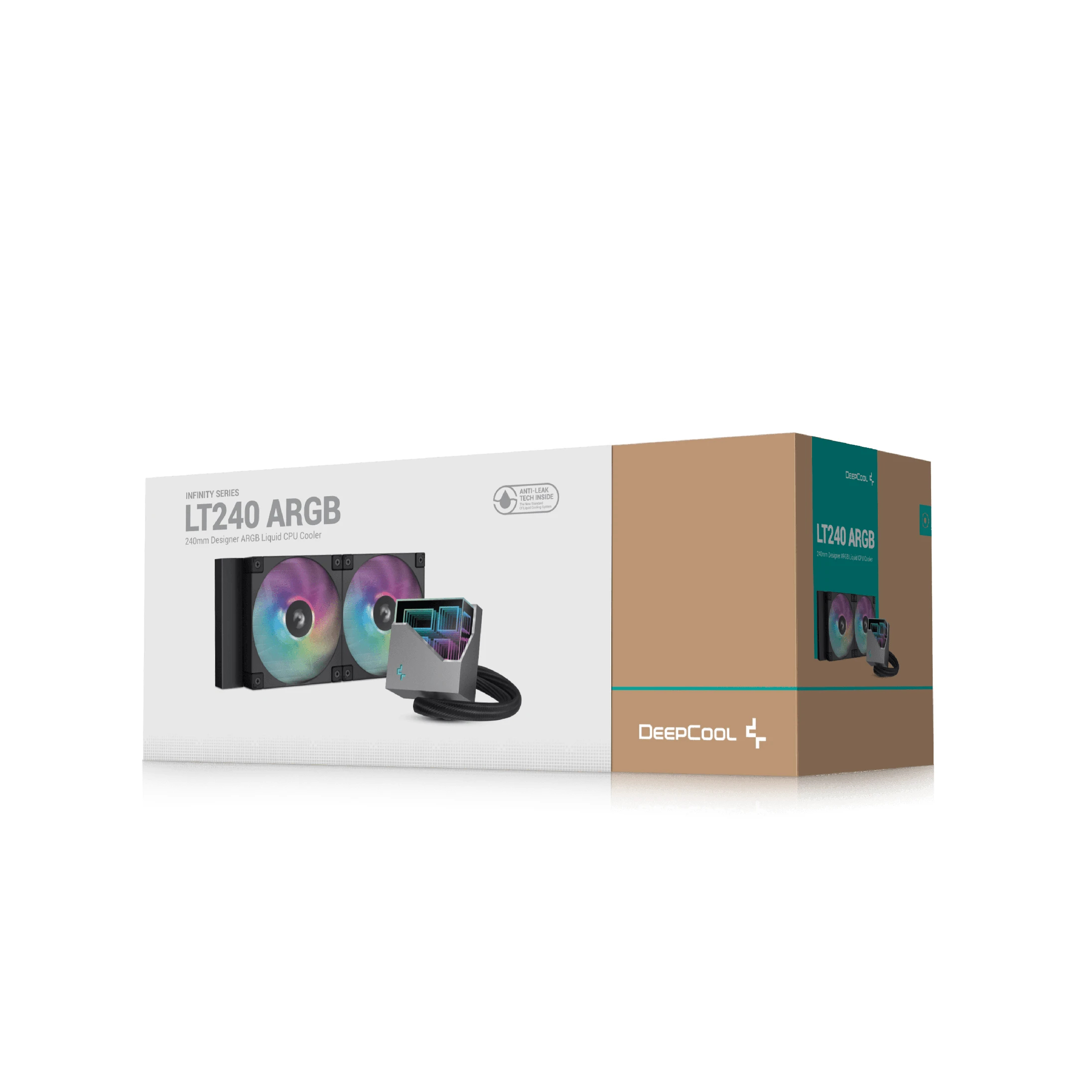 Водно охлаждане DeepCool LT240 ARGB Water Cooling, Infinity mirror design