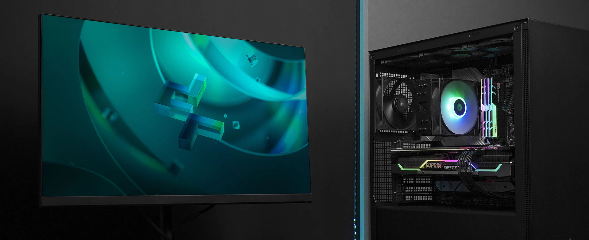 Охладител за процесор DeepCool AG400 ARGB CPU Cooler
