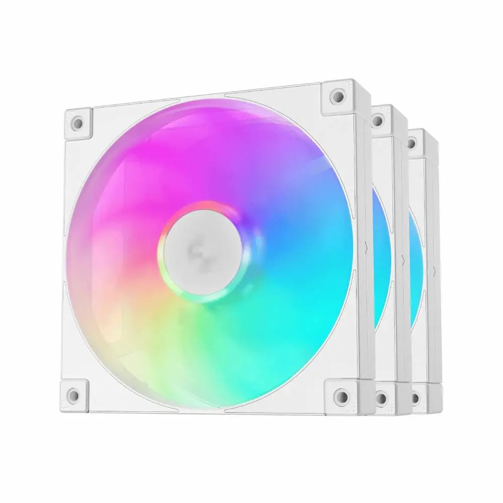 Αερόψυκτες DeepCool FD14 White ARGB Fan Pack 3-in-1 3x140mm