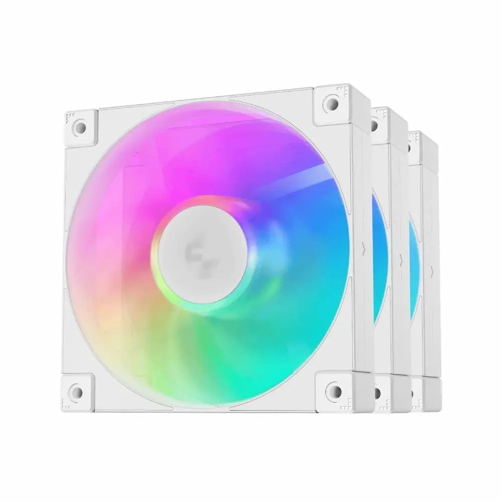 Ventilatoren DeepCool FD12 White ARGB Fan Pack 3-in-1 3x120mm
