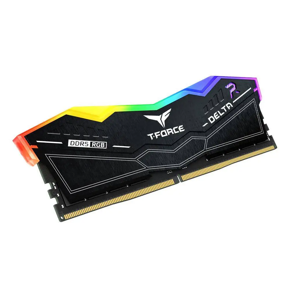 Памет Team Group T-Force Delta RGB DDR5 32GB (2x16GB) 6400MHz CL32 XMP - FF3D532G6400HC32ADC01