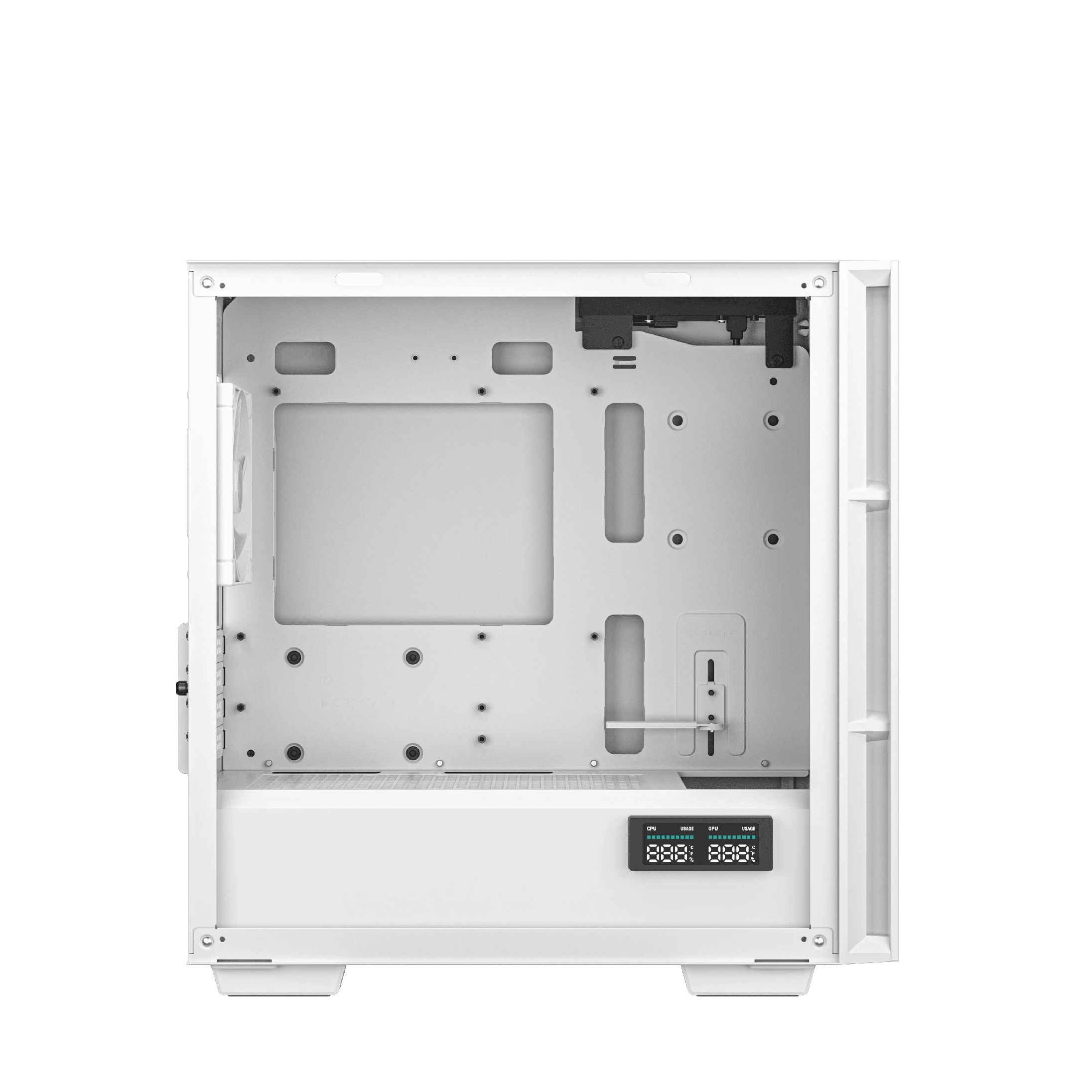 Кутия DeepCool CH360 DIGITAL WH Case mATX