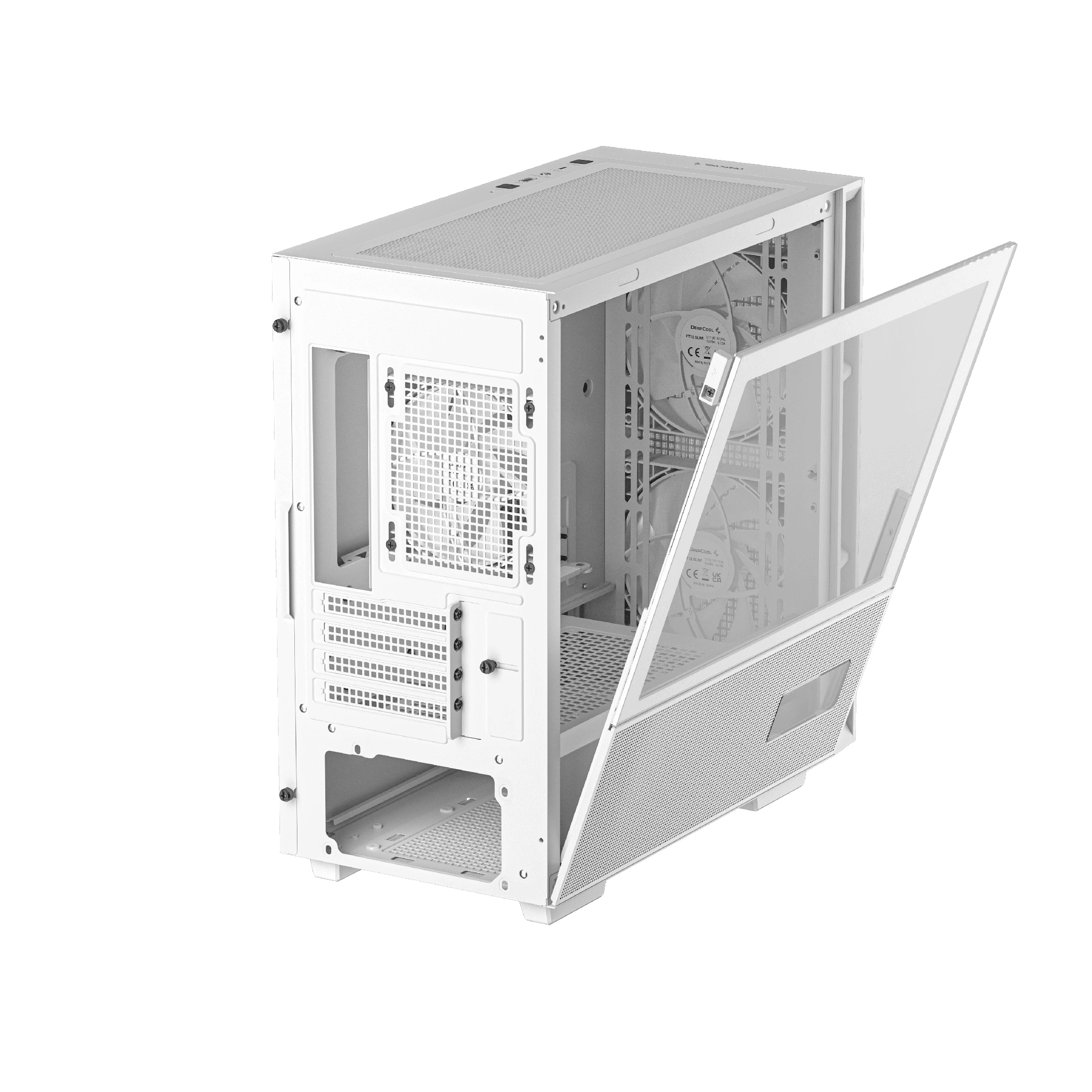 Кутия DeepCool CH360 DIGITAL WH Case mATX