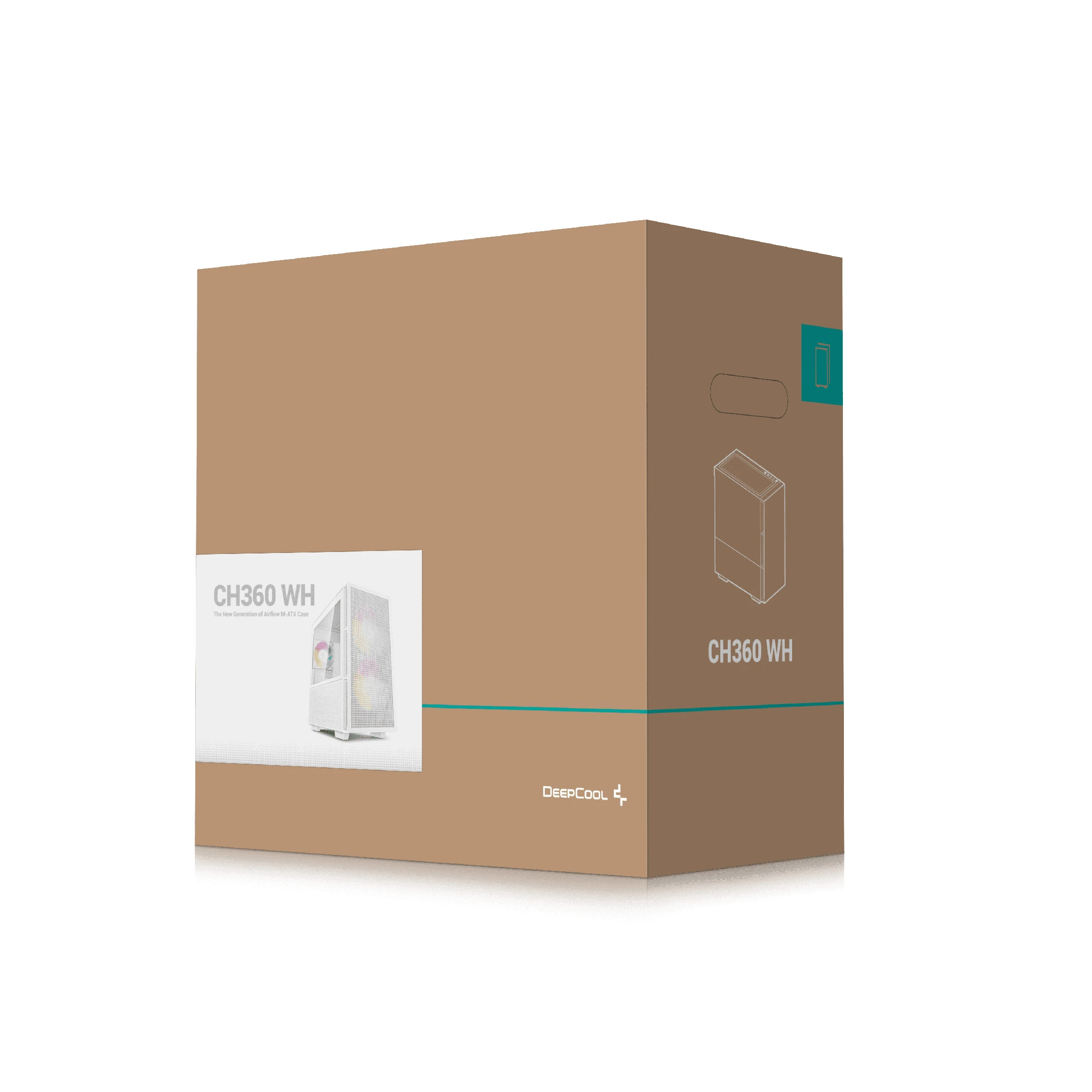 Caja DeepCool CH360 WH Case mATX