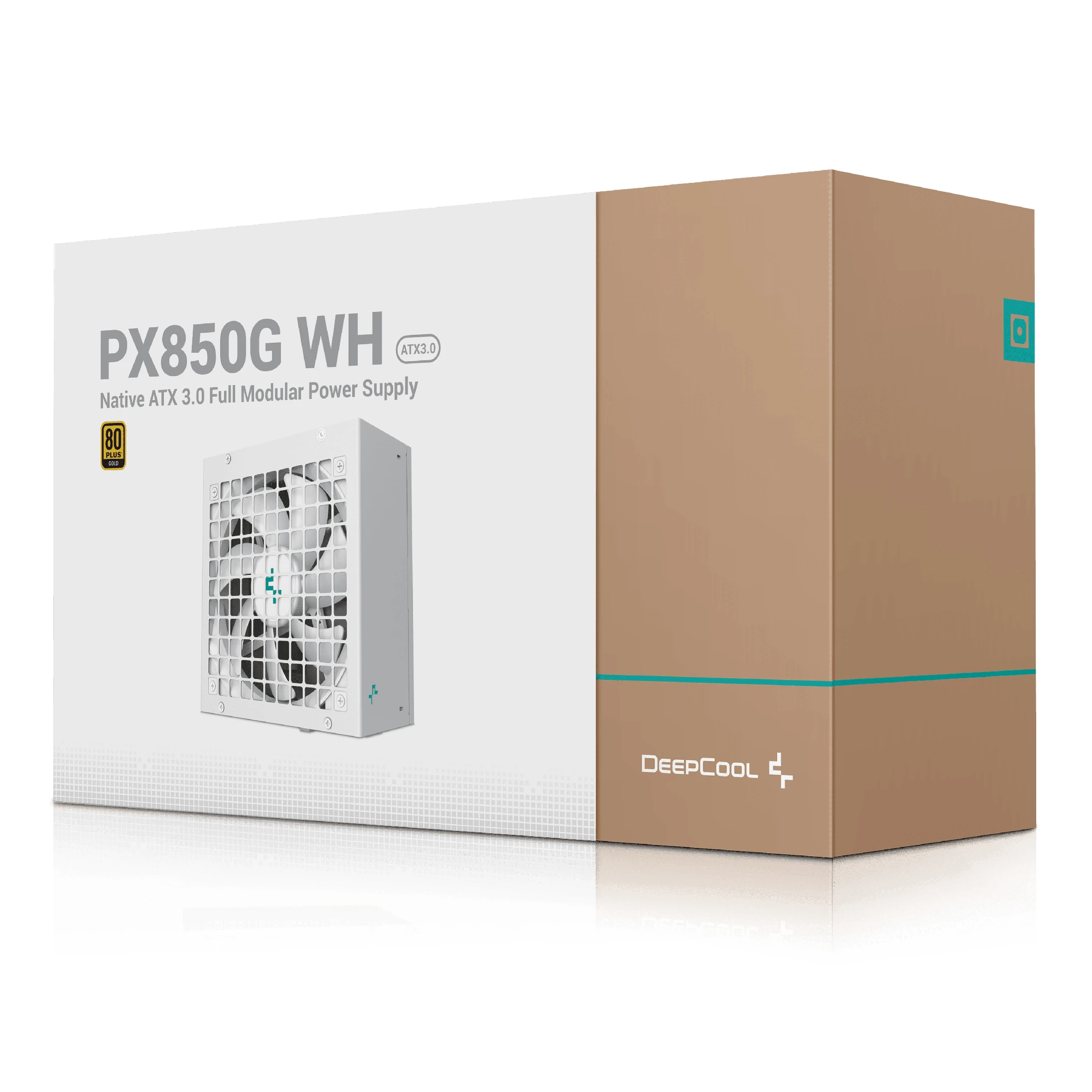 Захранване DeepCool PX850-G White 850W 80 Plus Gold ATX 3.0, PCIe Gen 5 PSU  