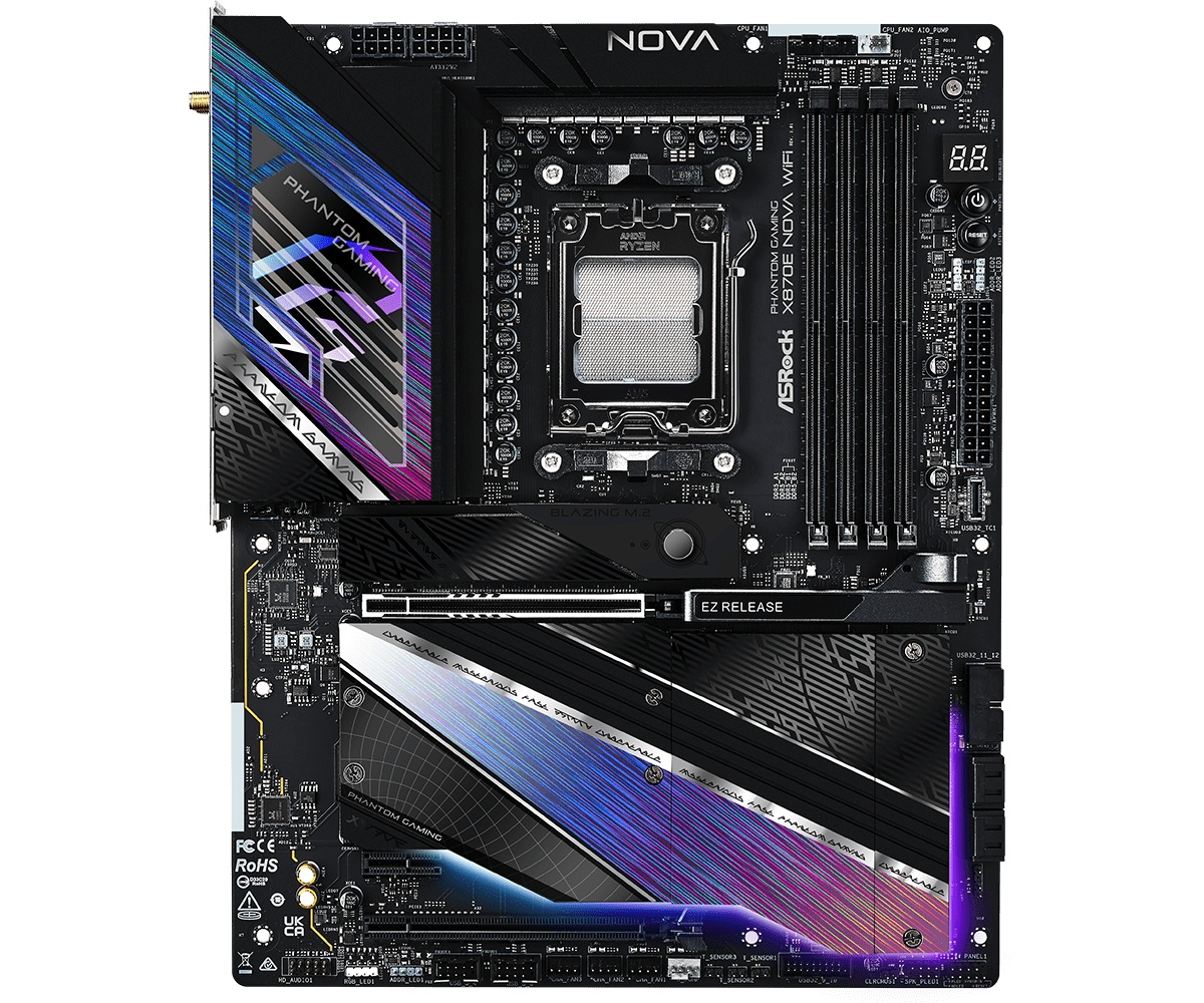Дънна платка Asrock X870E NOVA WIFI AM5
