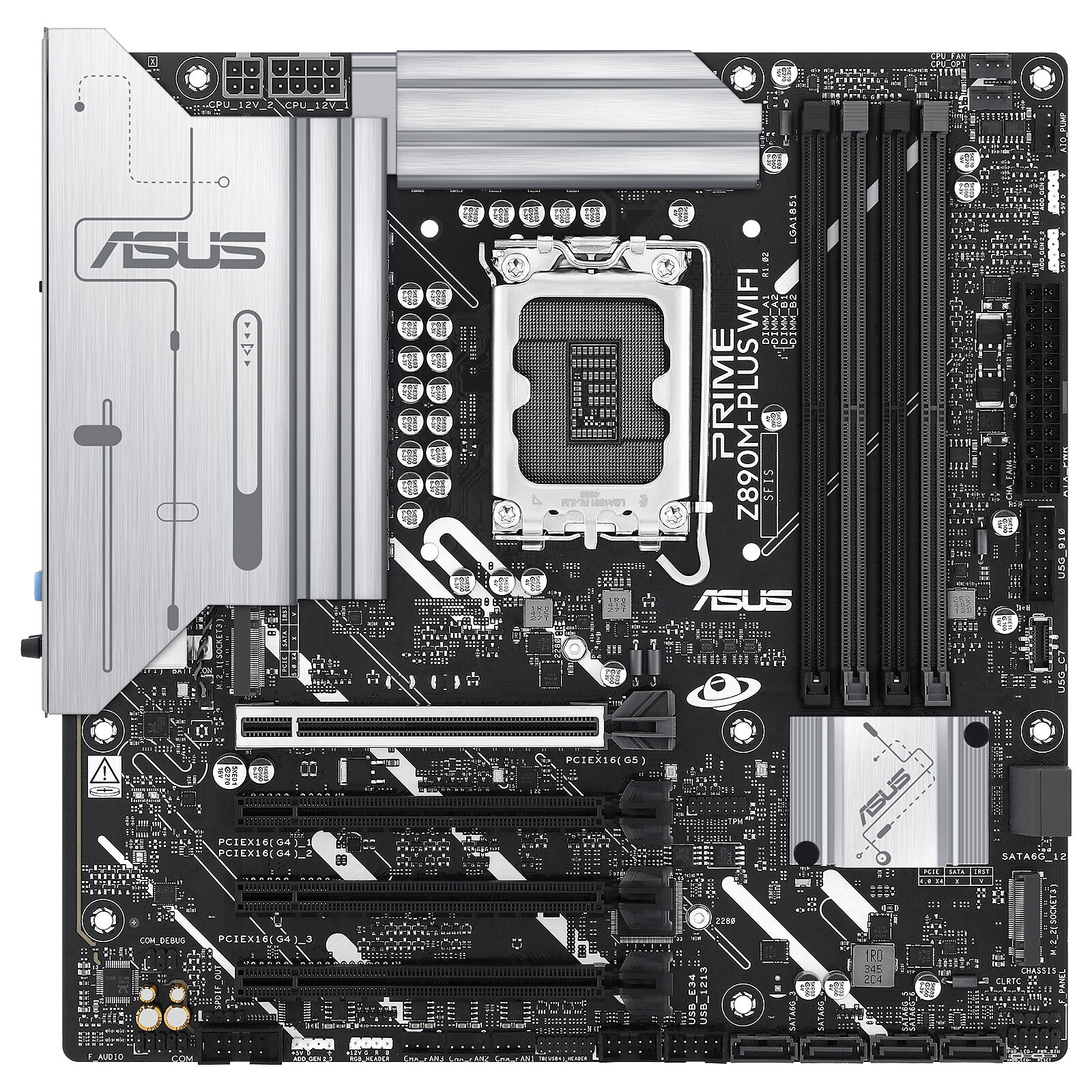 Дънна платка ASUS PRIME Z890M-PLUS WIFI LGA1851 