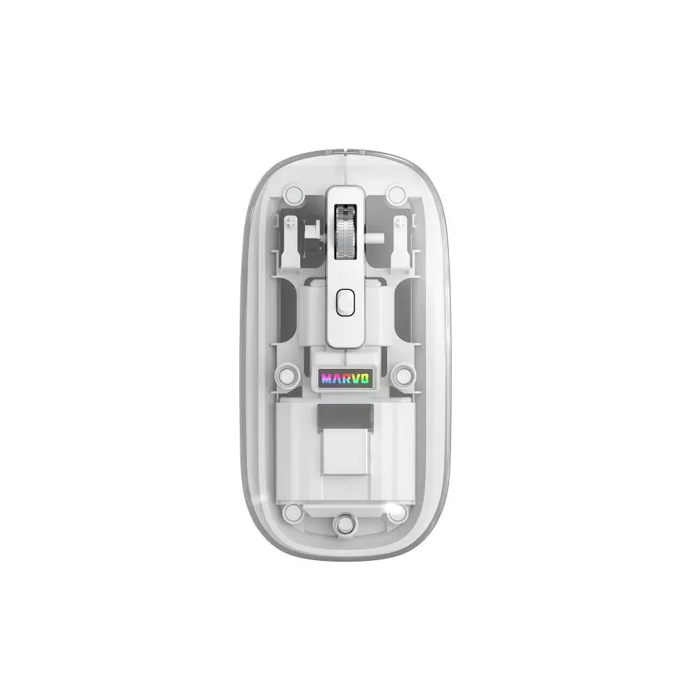Marvo Wireless Mouse M810W White - 1600dpi, 2.4G, Bluetooth