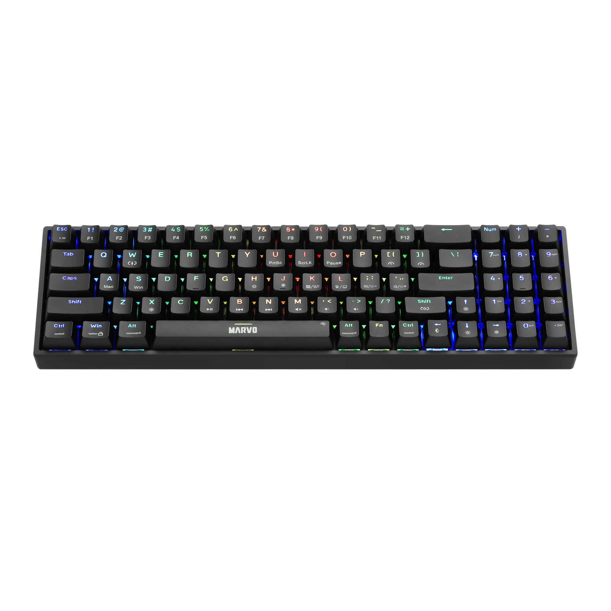 Геймърска клавиатура Marvo Shogo 78 - RGB, 78 keys - MARVO-KG956