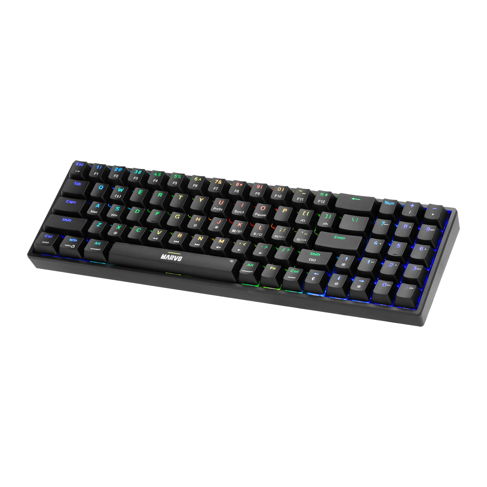 Геймърска клавиатура Marvo Shogo 78 - RGB, 78 keys - MARVO-KG956