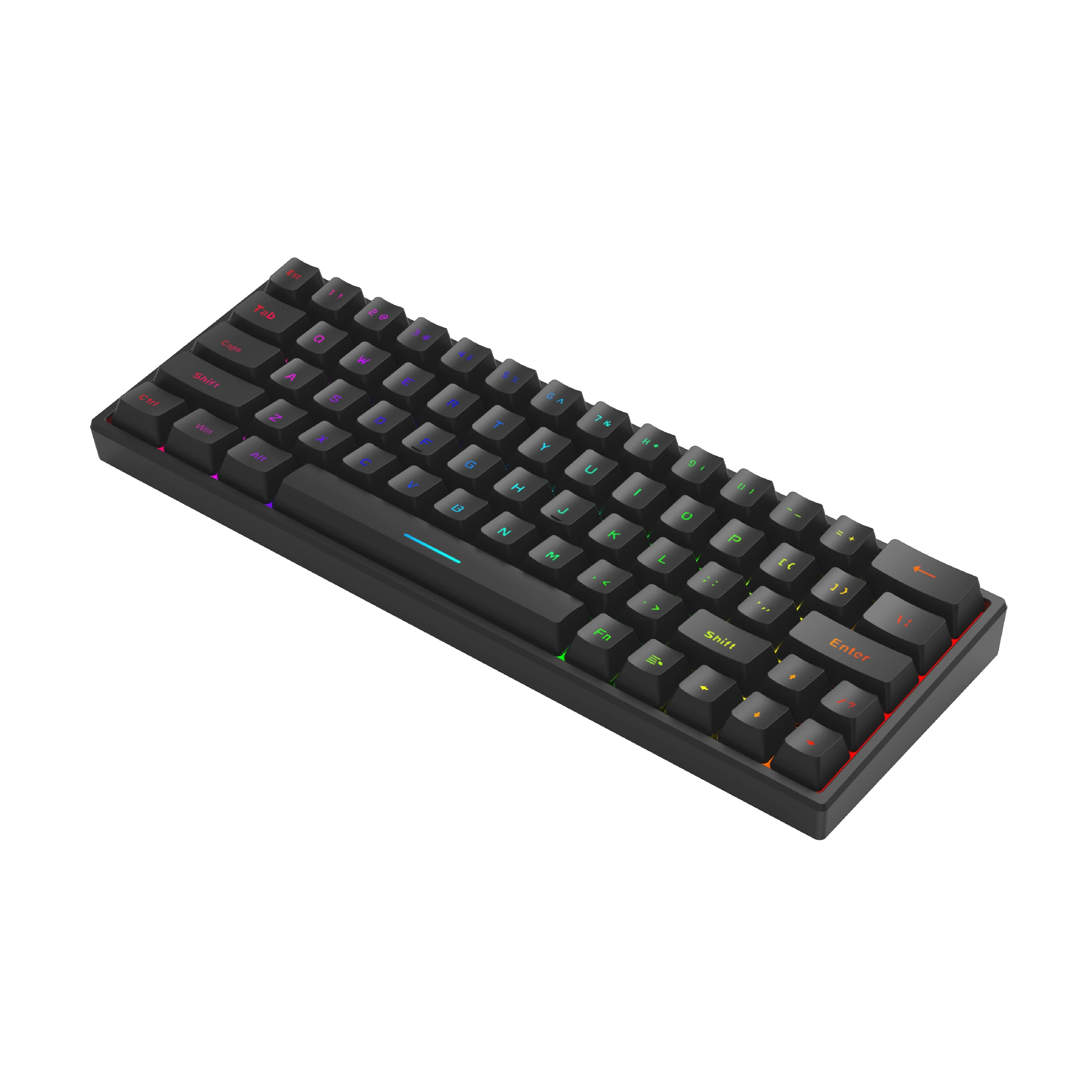 Геймърска клавиатура MARVO Shogo 63W - KG955W - Bluetooth 5.0, 2.4G