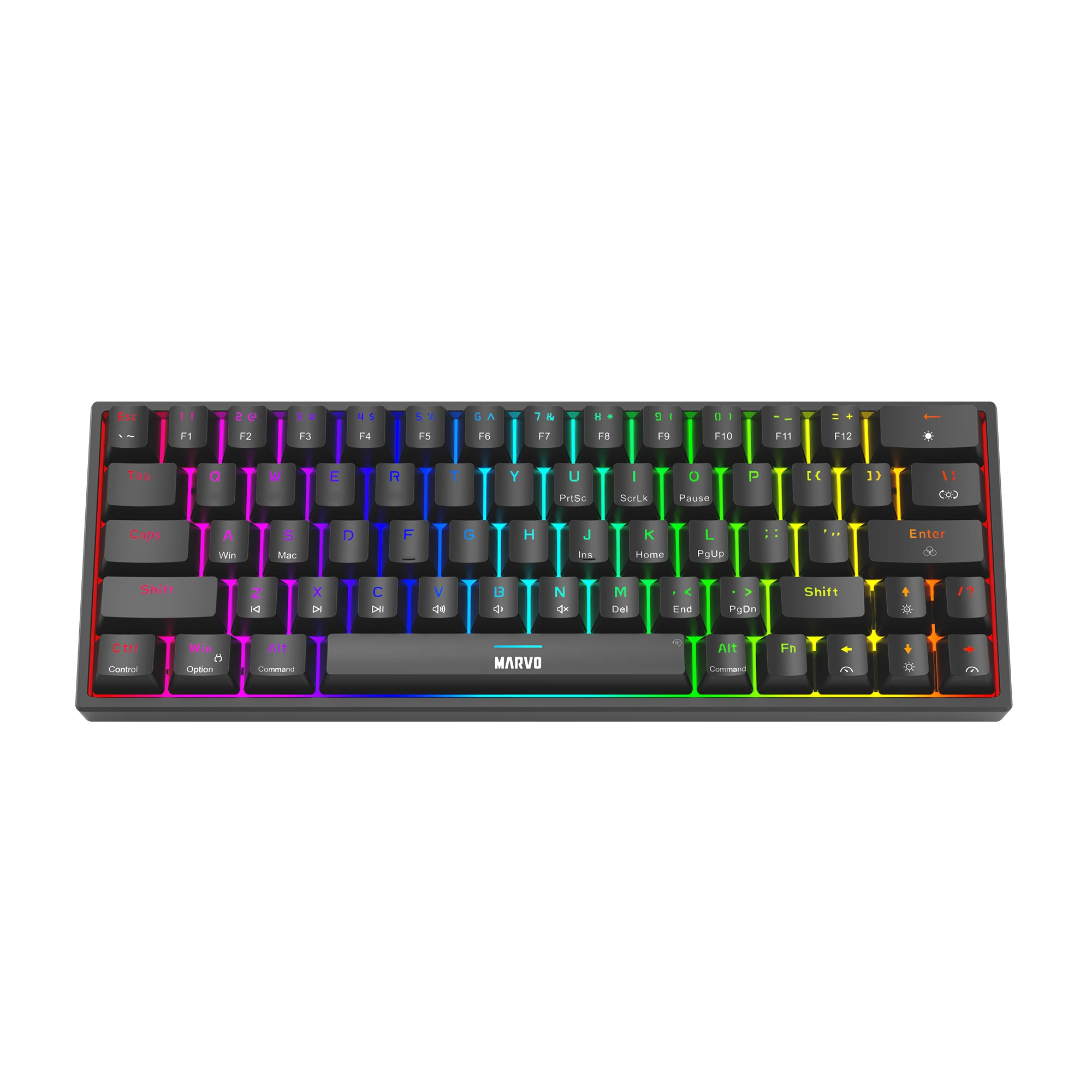 Геймъркса клавиатура Marvo Shogo 63 - TKL, 63 keys - KG955
