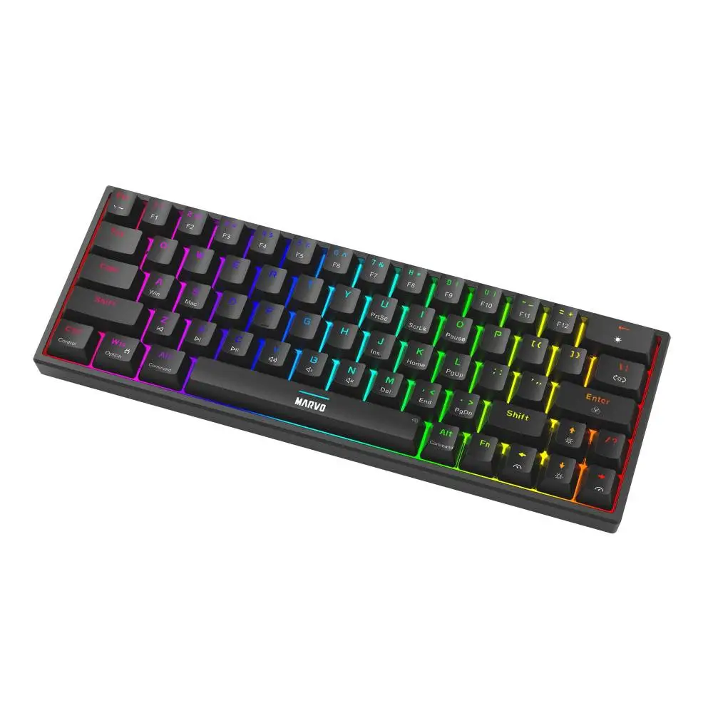 Геймъркса клавиатура Marvo Shogo 63 - TKL, 63 keys - KG955