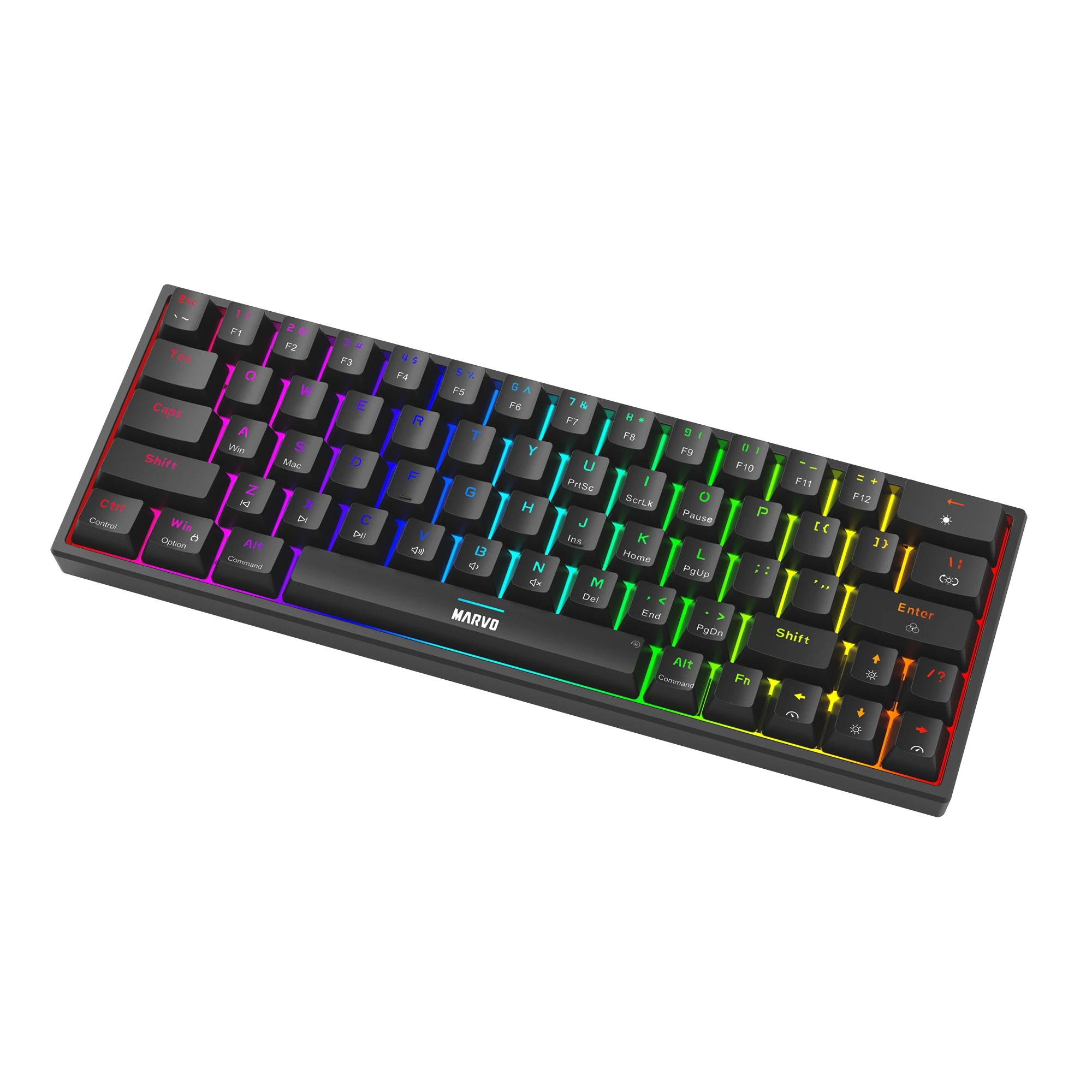 Геймъркса клавиатура Marvo Shogo 63 - TKL, 63 keys - KG955