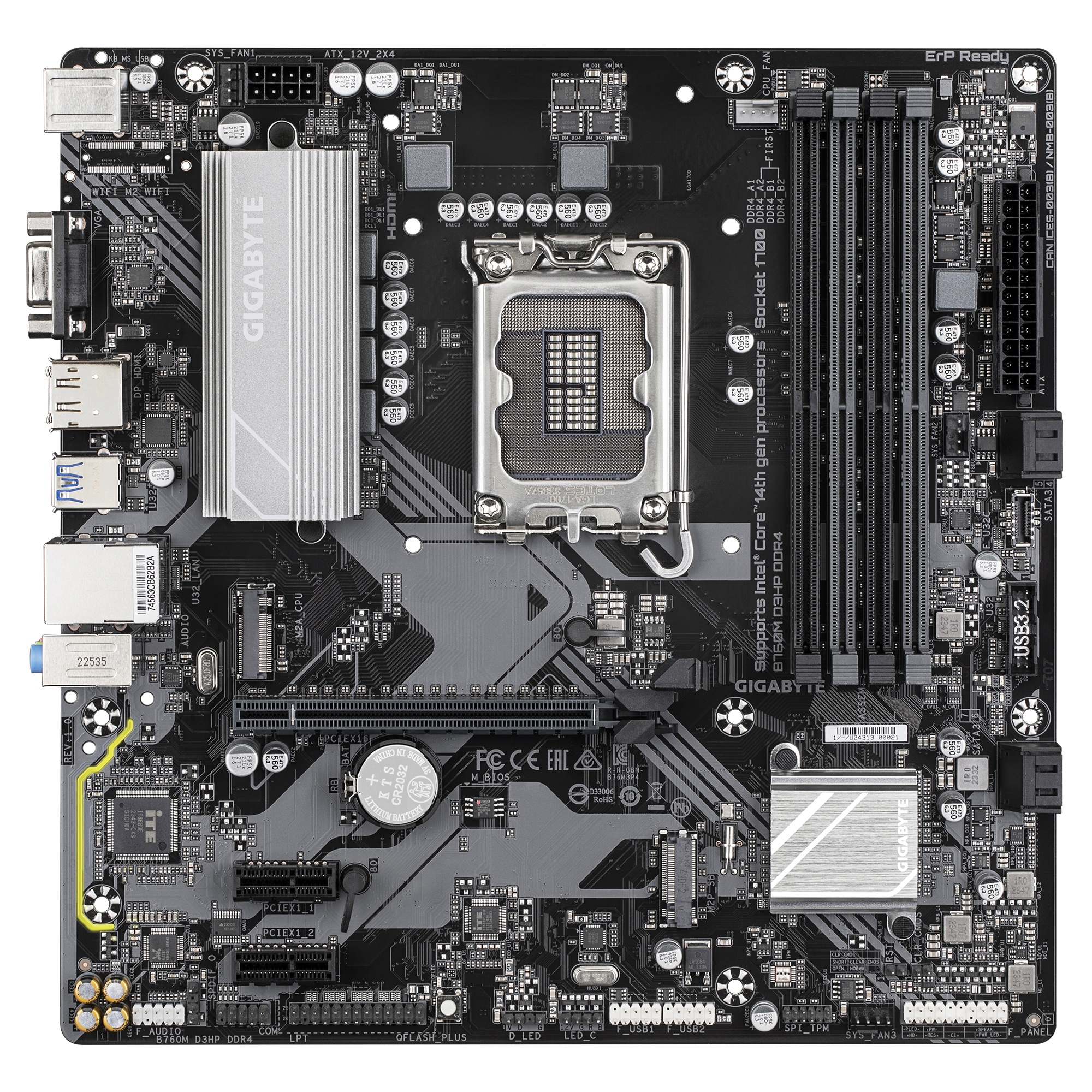 Дънна платка Gigabyte B760M D3HP DDR4 LGA1700