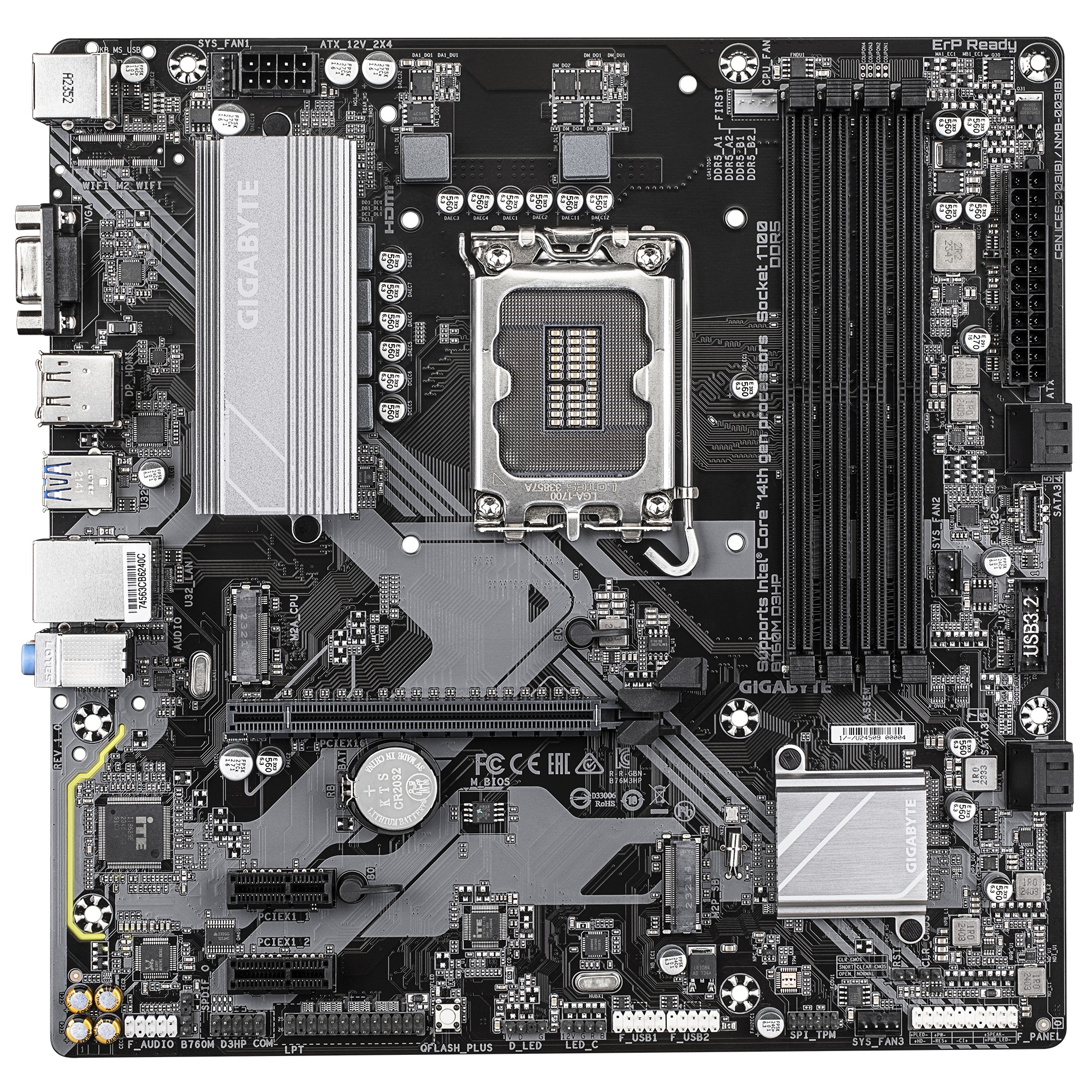 Дънна платка Gigabyte B760M D3HP DDR5 LGA1700