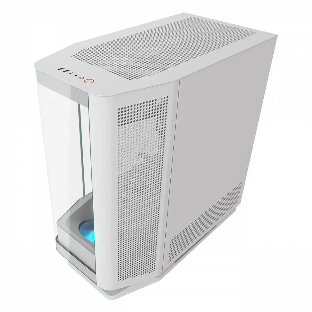 Кутия COUGAR FV270 White Mid tower Tempered Curved Glass Case