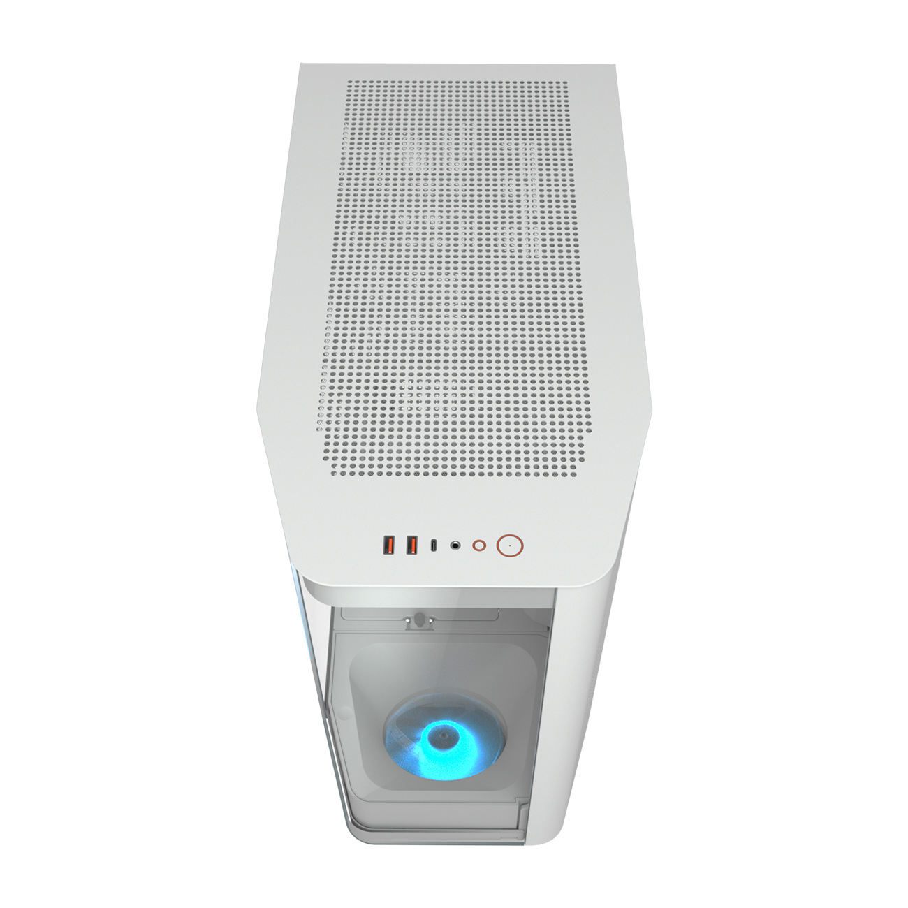 Кутия COUGAR FV270 White Mid tower Tempered Curved Glass Case