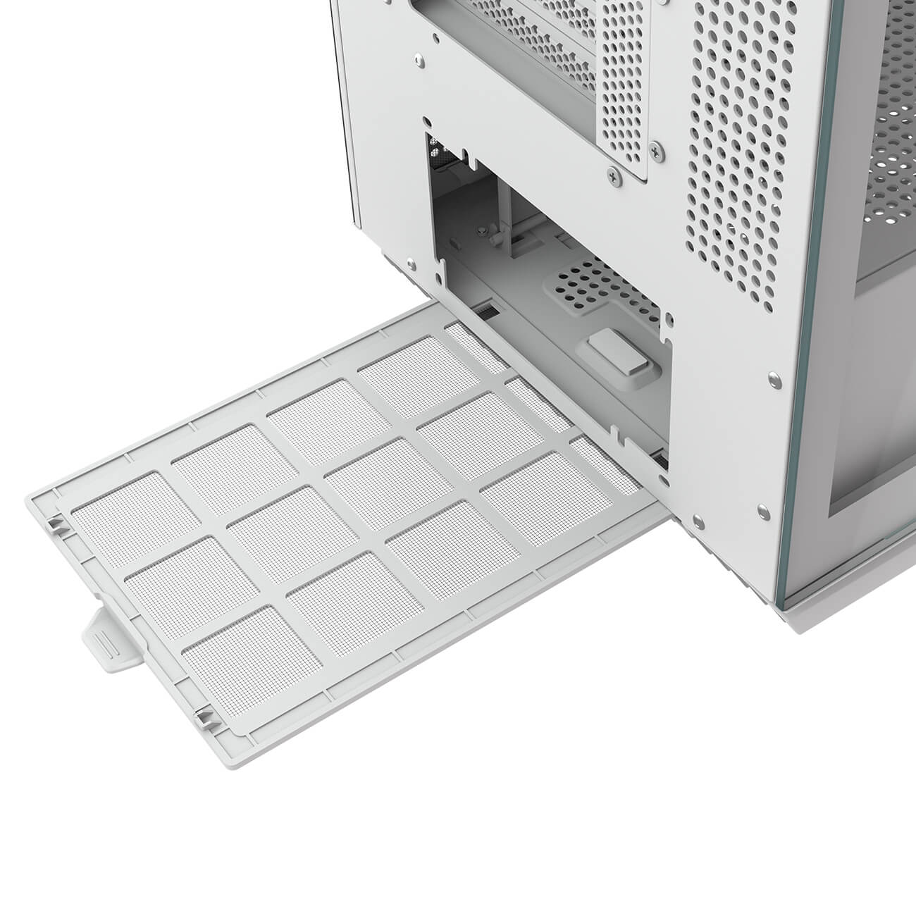 Кутия COUGAR FV270 White Mid tower Tempered Curved Glass Case
