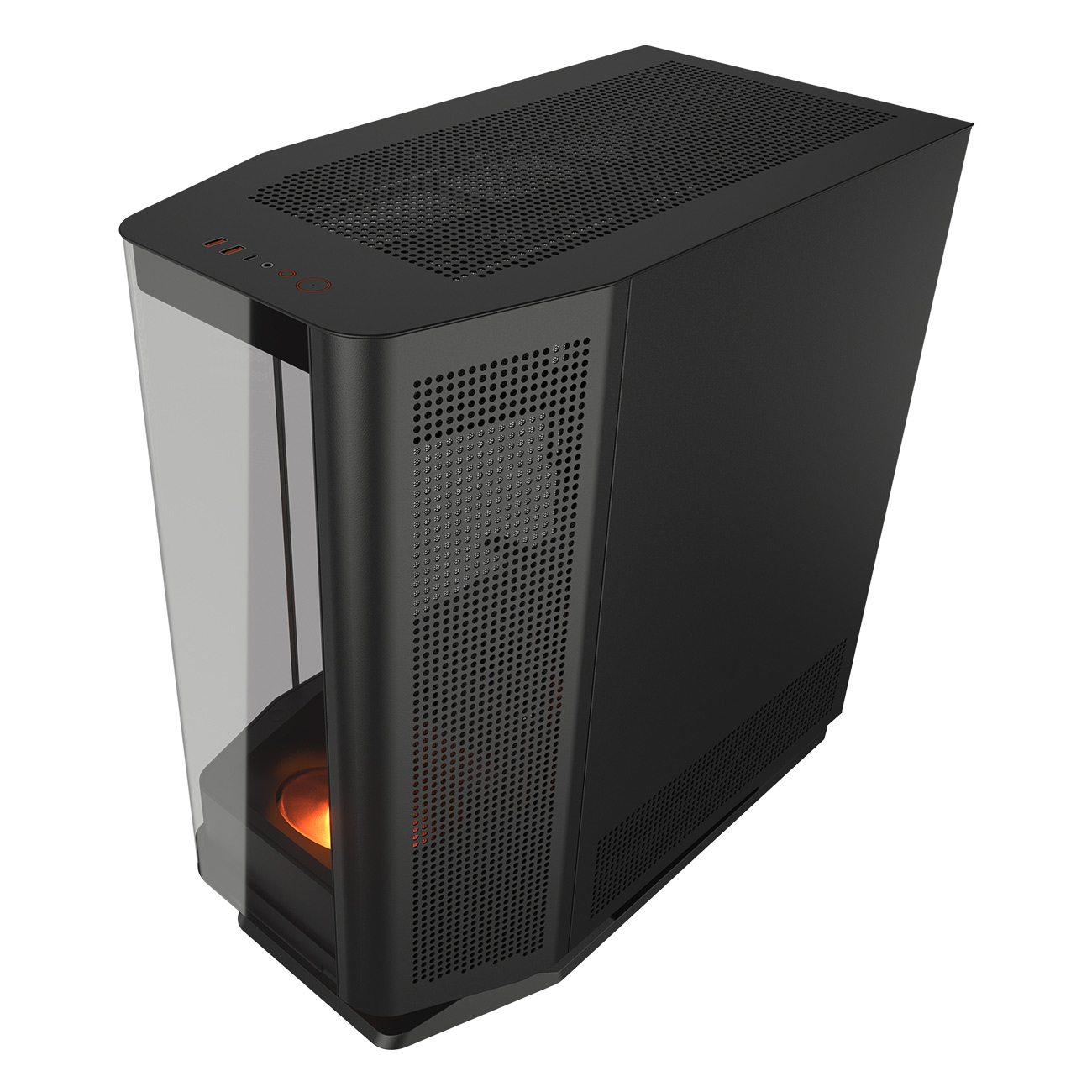 Кутия COUGAR FV270 Black Mid tower Tempered Curved Glass Case