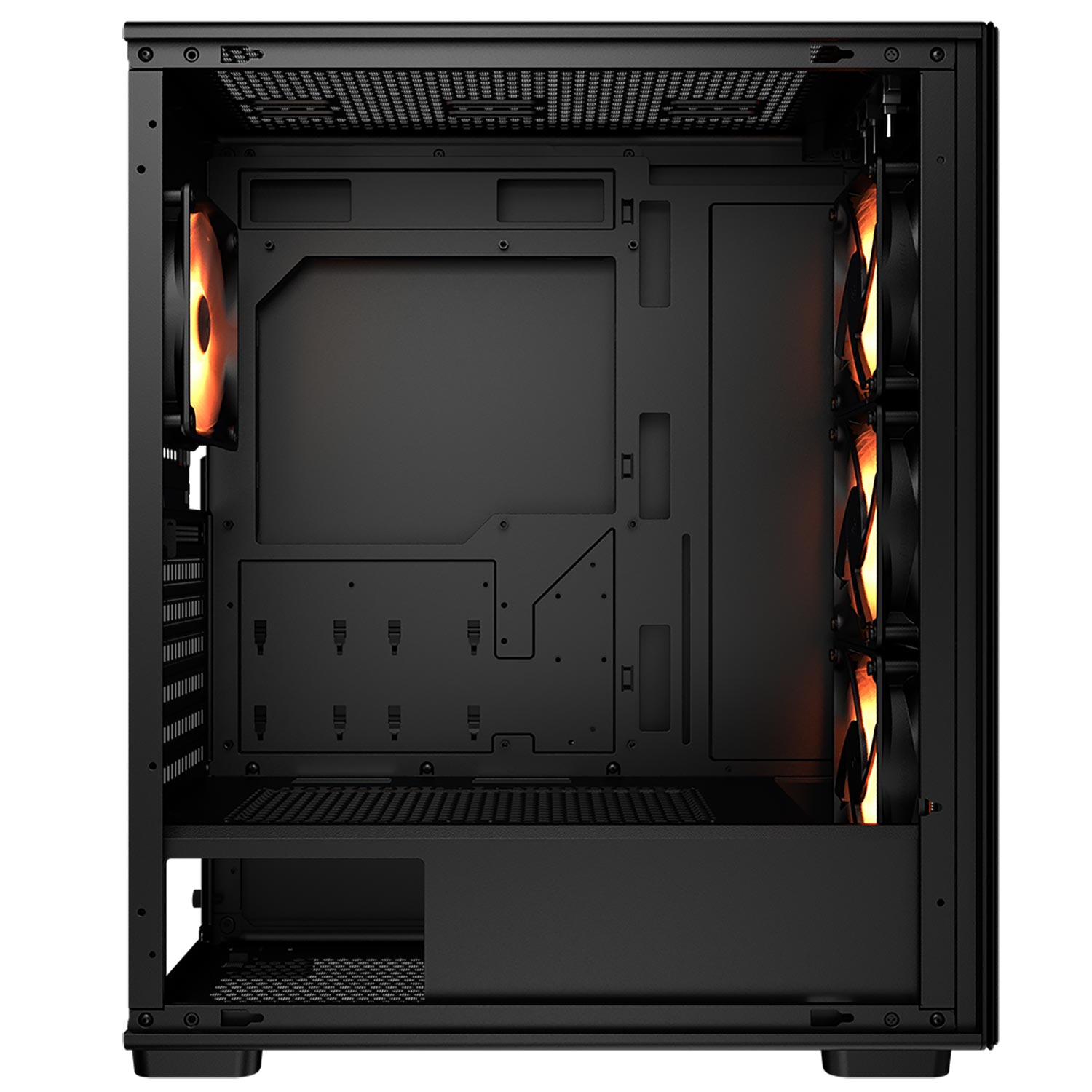 Кутия Cougar MX220 RGB Black Mid-Tower Case - CGR-2AC8B-RGB