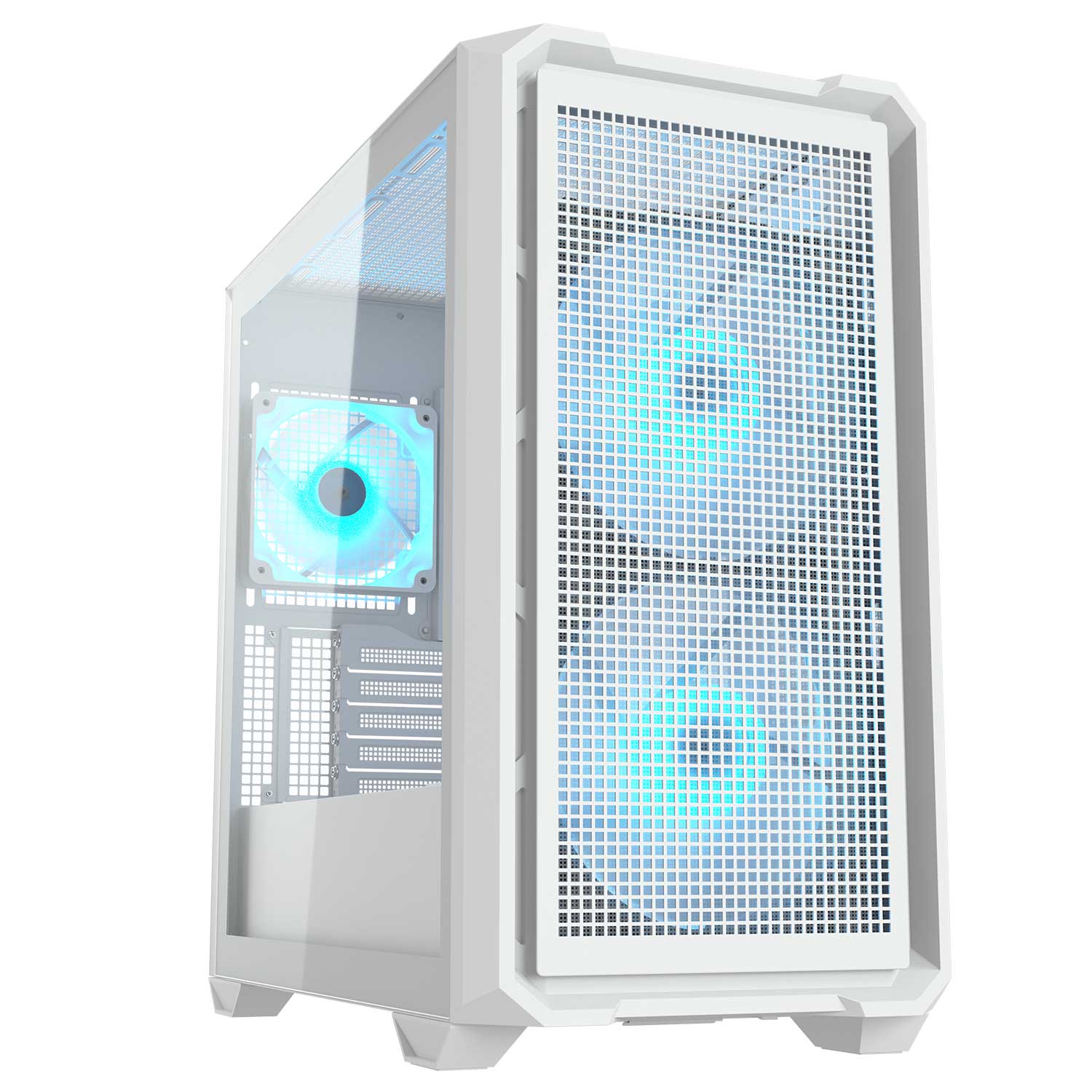 Кутия COUGAR MX600 MINI RGB White Tower Case - CGR-5GC9W-RGB