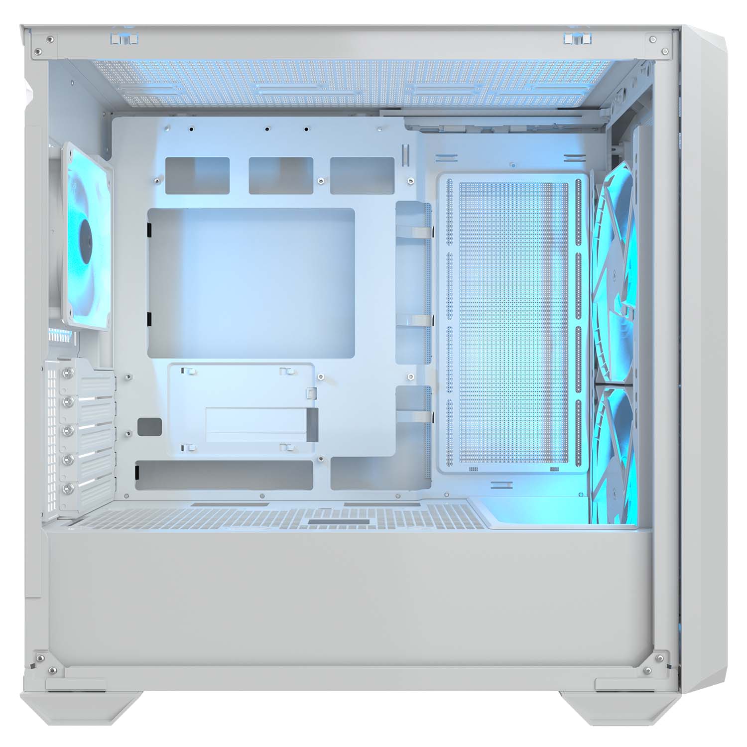 Кутия COUGAR MX600 MINI RGB White Tower Case - CGR-5GC9W-RGB