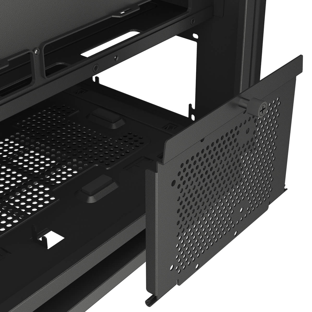 Кутия COUGAR FV270 RGB Black Mid tower Tempered Curved Glass Case - CGR-58M6B-RGB