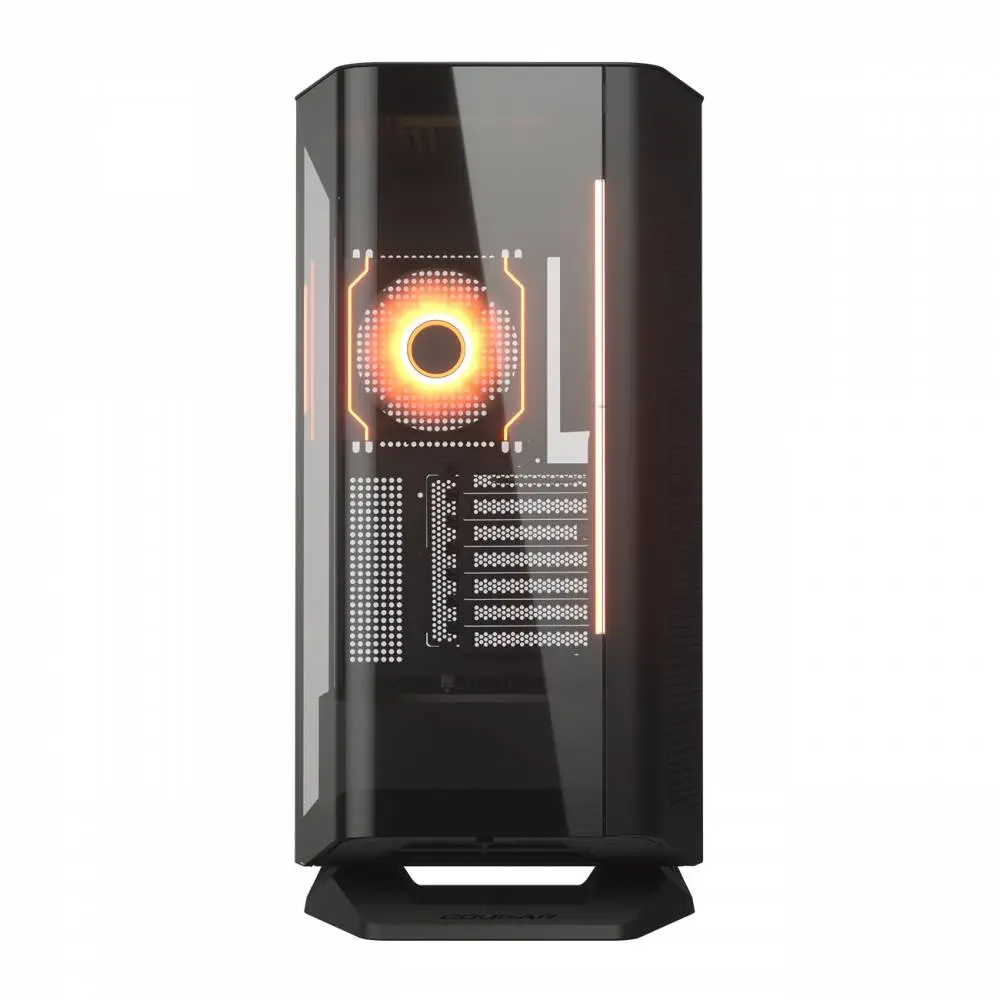 Кутия COUGAR FV270 RGB Black Mid tower Tempered Curved Glass Case - CGR-58M6B-RGB