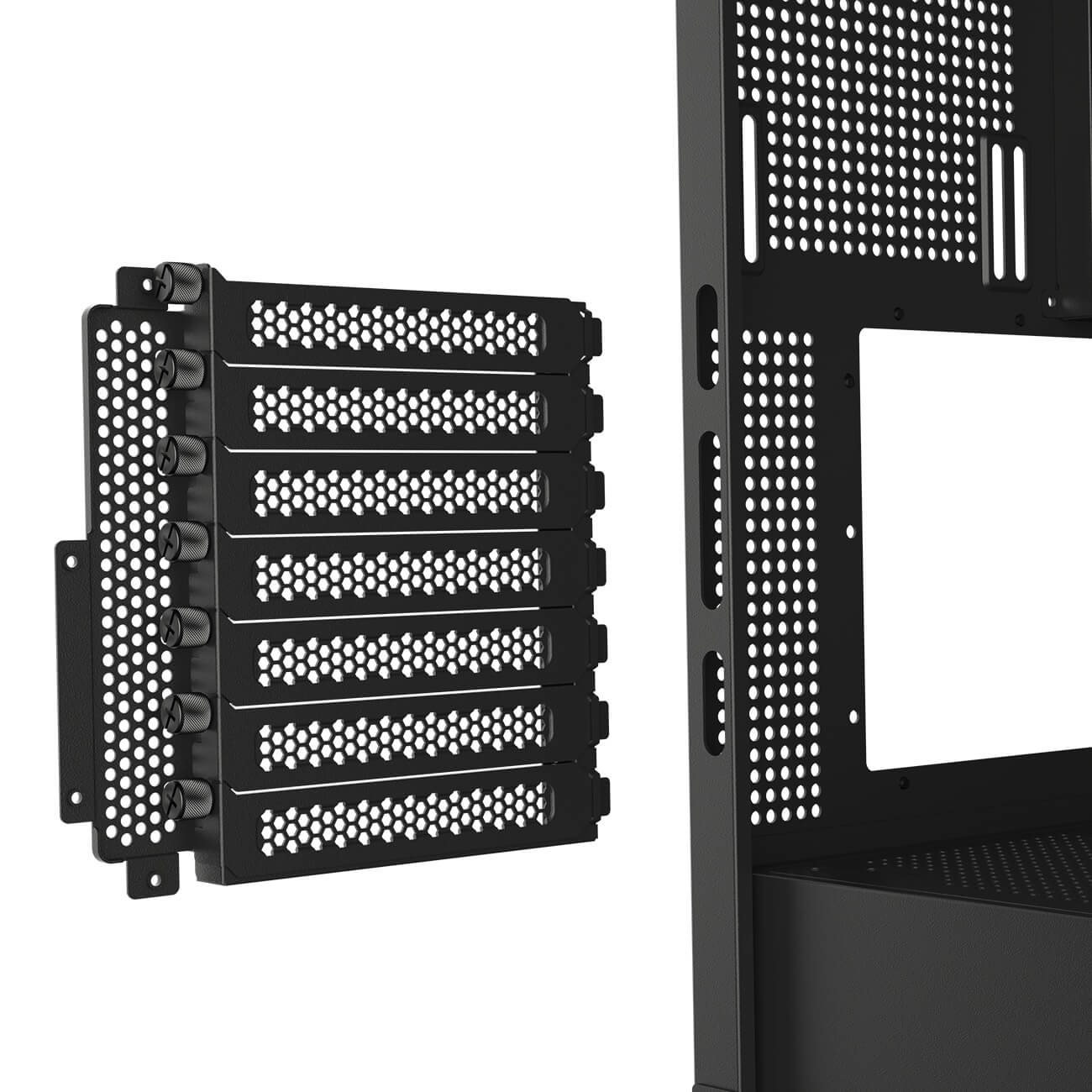 Кутия COUGAR FV270 RGB Black Mid tower Tempered Curved Glass Case - CGR-58M6B-RGB