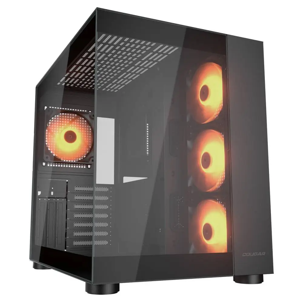 Кутия COUGAR FV150 RGB Mid-Tower ATX Case Black - CGR-5KA1B-RGB